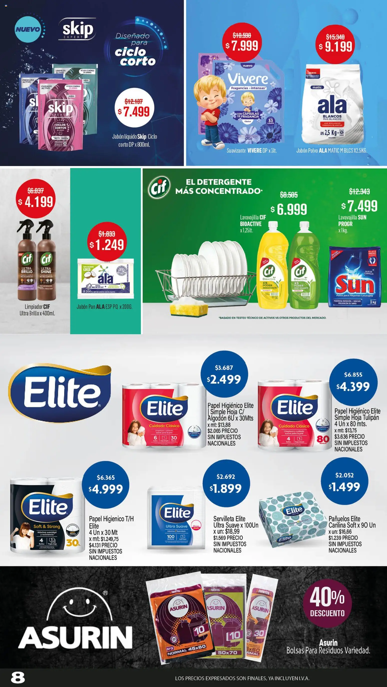 Makro Ofertas ALCANZA │ válido desde el 27/08/2026 | Página: 8 | Productos: Fragancia, Jabón líquido, Brillo, Limpiador