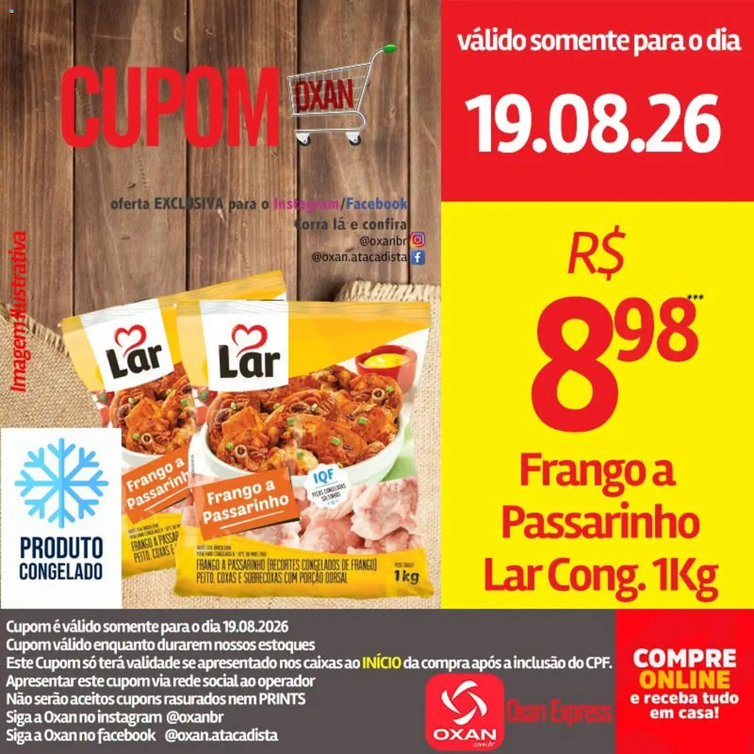 Oxan Atacadista Folheto - válido de 19/08/2026 | Página: 2 | Produtos: Frango