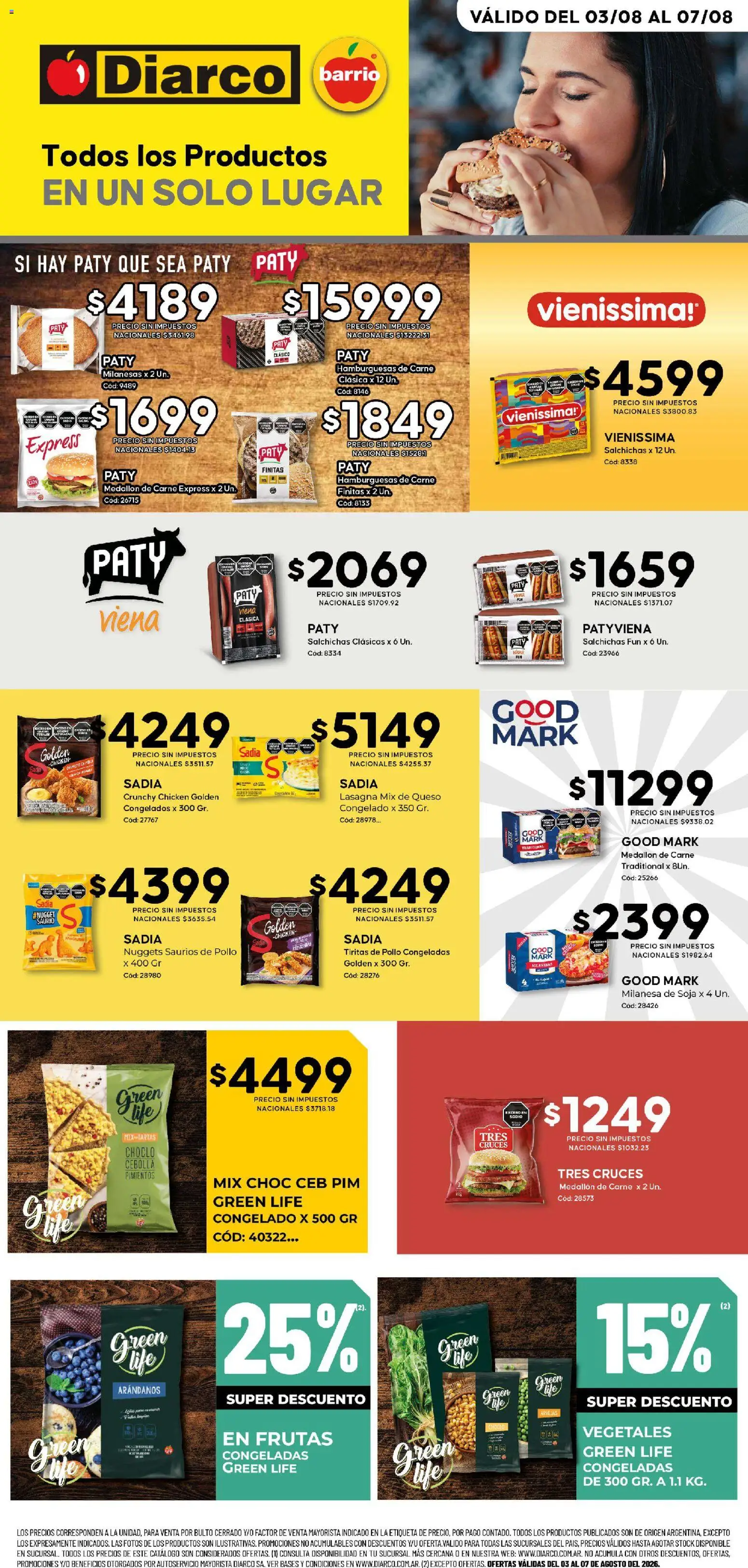 Diarco - Especial Quickfood │ válido desde el 03/08/2026 | Página: 1