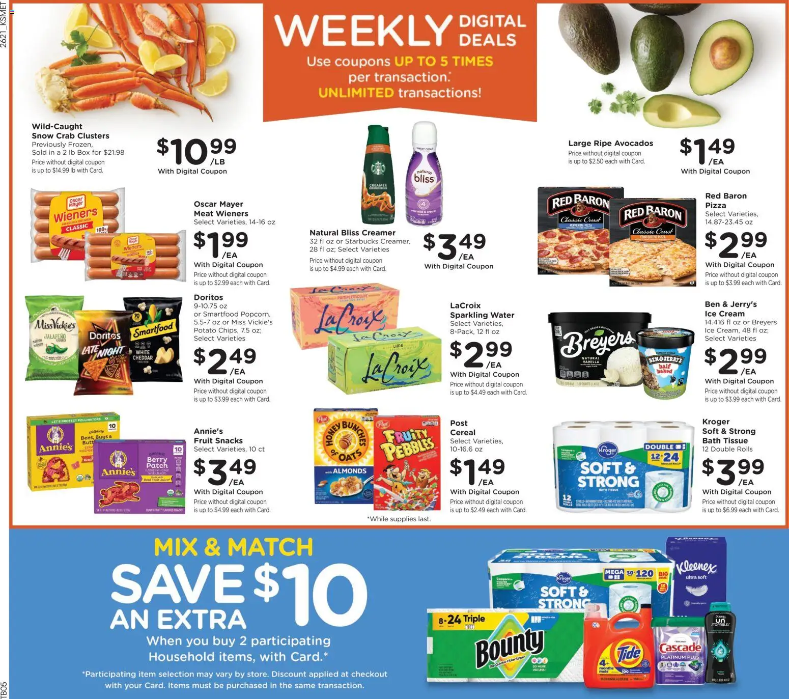 King Soopers Weekly Ad - valid from 06/24/2026 | Page: 3 | Products: Bath, Cream, Ice cream, Water