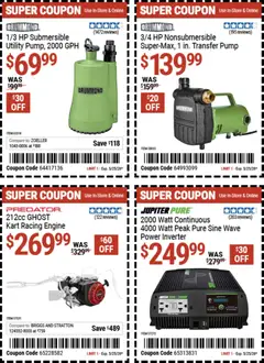 Preview of Harbor Freight weekly ads valid from 11.05.2026 | Page: 11 | Products: Pump, Power Inverter