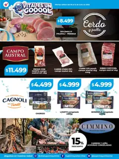 Vista previa Vital - Especial de frescos válido desde el 06/07/2026 | Página: 3 | Productos: Chorizo, Cerdo
