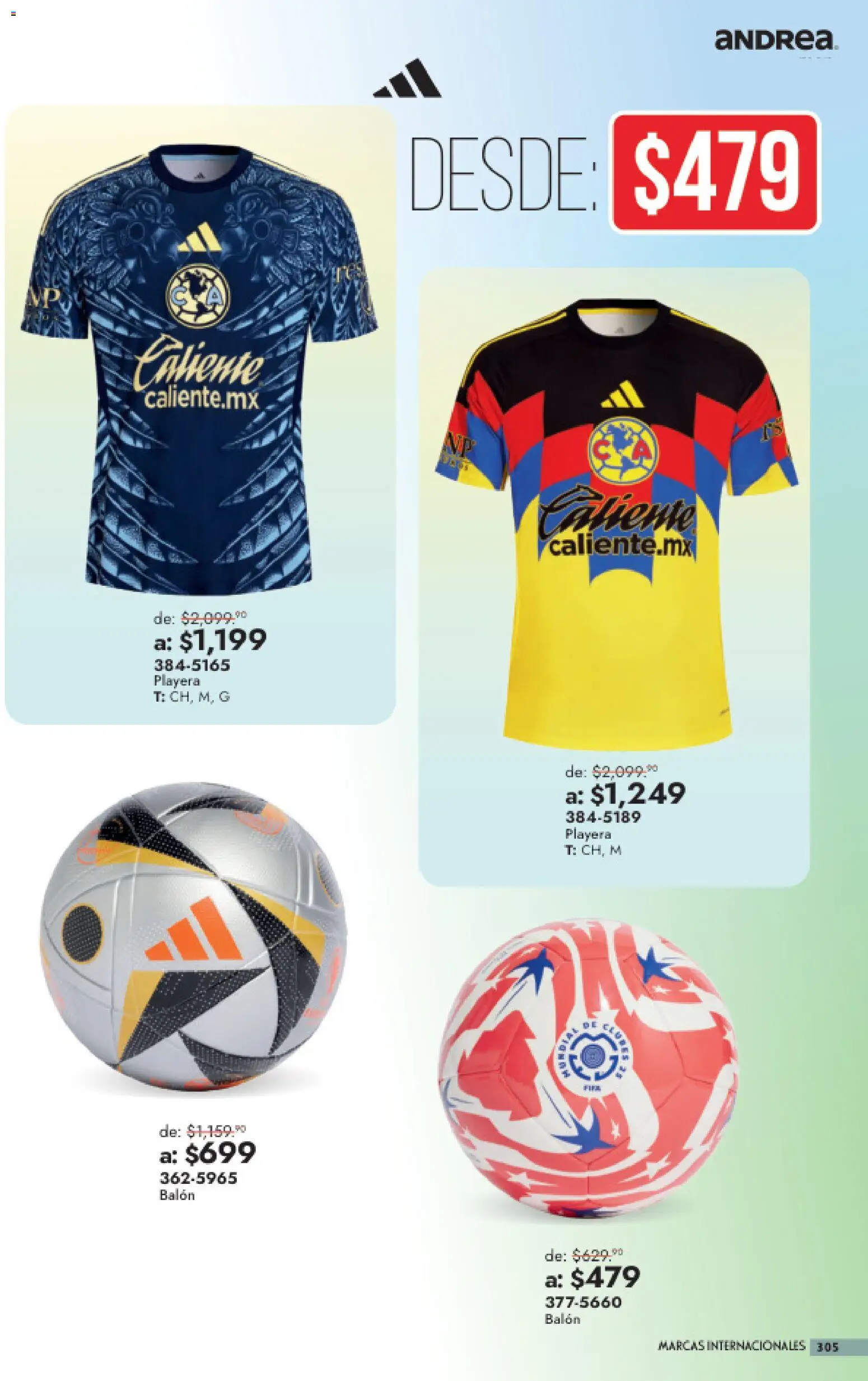 Nuevas ofertas de Andrea válidas en toda la República Mexicana desde el 26/07/2026. ¡Encuentra las mejores ofertas en Andrea catálogo Outlet! | Página: 305