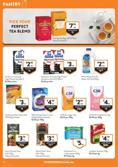 Preview of Foodworks catalogue - valid from 24/06/2026 | Page: 16 | Products: Milk, Ginger, Rice, Tuna