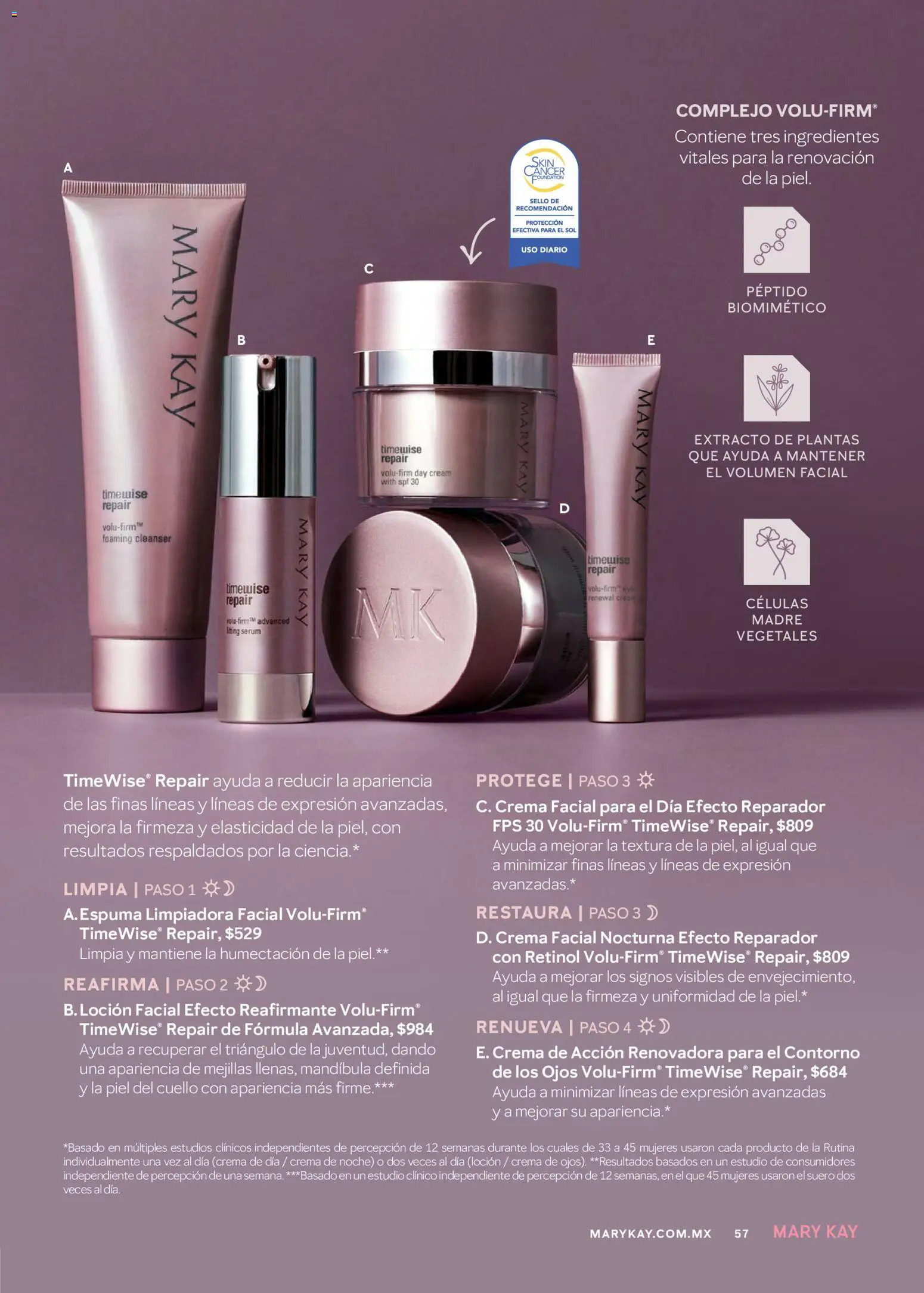 Nuevas ofertas de Mary Kay válidas en toda la República Mexicana desde el 01.03.2026. ¡Encuentra las mejores ofertas en Mary Kay catálogo! | Página: 57 | Productos: Serum, Crema, Contorno, Loción