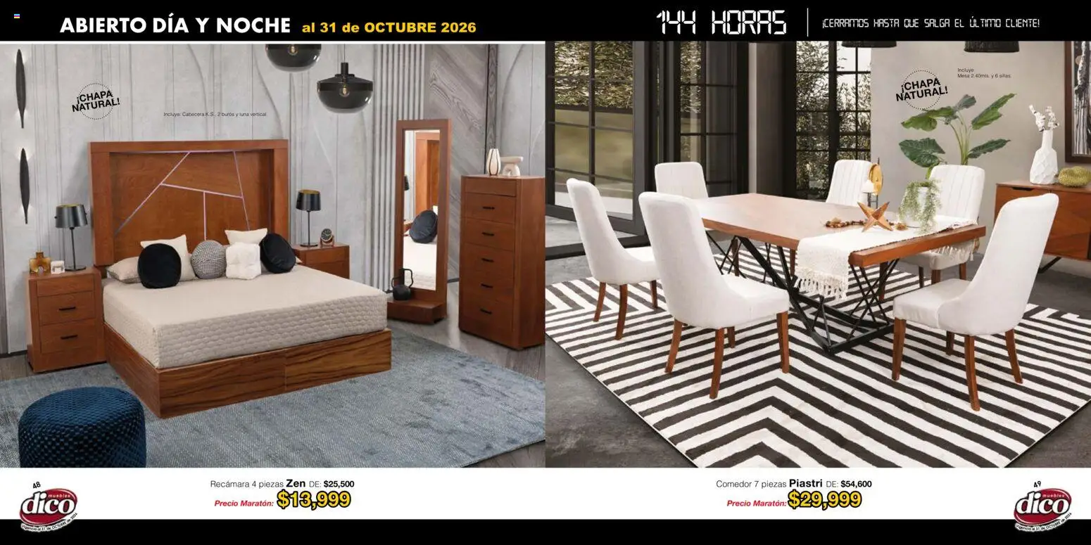 Nuevas ofertas de Muebles Dico válidas en toda la República Mexicana desde el 22/01/2026. ¡Encuentra las mejores ofertas en Muebles Dico catálogo! | Página: 25