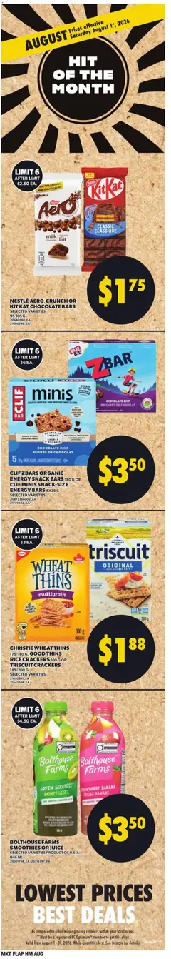 Preview of Zehrs weekly flyer / circulaire from shop Zehrs valid from Jul 30, 2026 | Page: 6