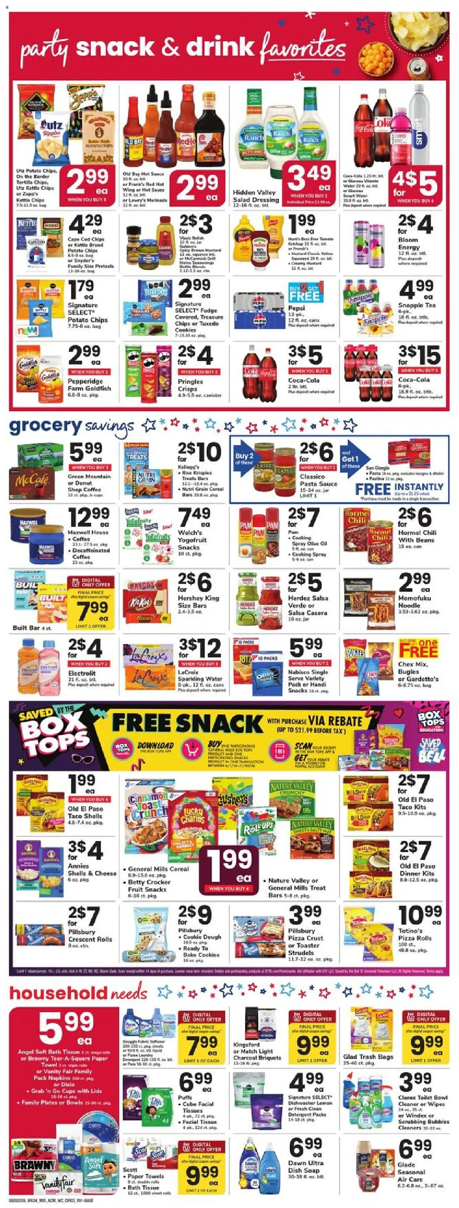 Acme Weekly Ad - valid from 08/28/2026 | Page: 3 | Products: Oil, Cooking spray, Cookies, Dough