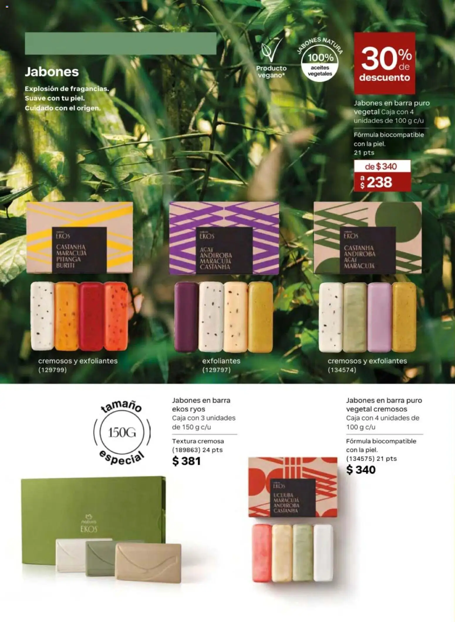 Nuevas ofertas de Natura válidas en toda la República Mexicana desde el 20/02/2026. ¡Encuentra las mejores ofertas en Natura campaña 4 2026! | Página: 92 | Productos: Barra, Caja