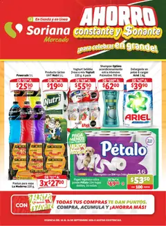 Vista previa de Soriana Mercado - Ahorro constante y sonante Mercado Nacional, nuevo folleto de la tienda, válido en México a partir del 18/09/2026