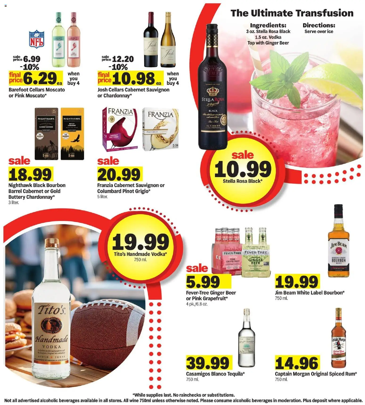 Meijer Weekly Ad - valid from 09/09/2026 | Page: 19 | Products: Ginger, Jim Beam, Wine, Captain Morgan