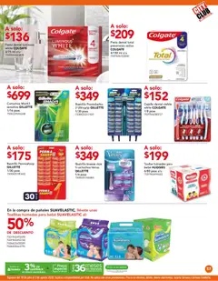Vista previa de City Club catálogo, nuevo folleto de la tienda, válido en México a partir del 01/07/2026 | Página: 57 | Productos: Pasta dental, Rastrillo, Toallitas húmedas, Pasta