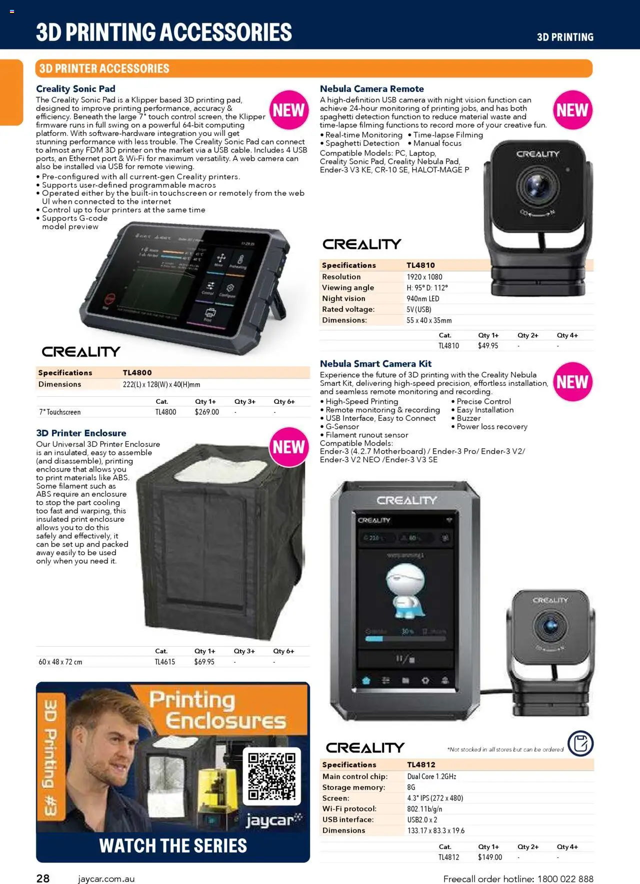 Jaycar catalogue - valid from 09/07/2025 | Page: 28 | Products: Spaghetti, Camera, Usb, Screen