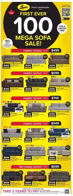 Preview of Leon's weekly flyer / circulaire from shop Leon's valid from 11.06.2026