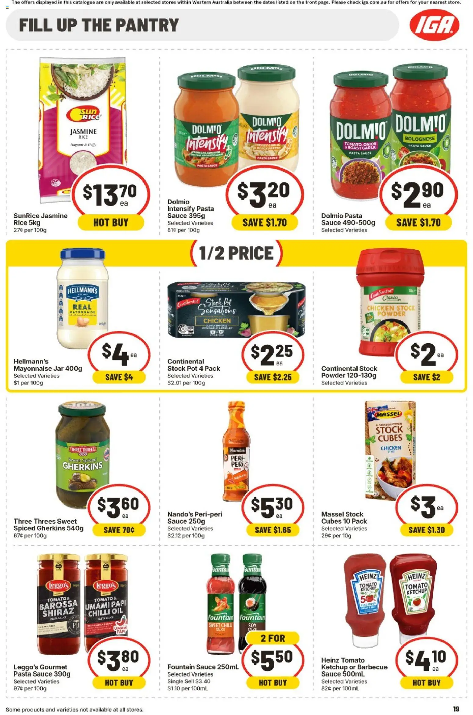 IGA catalogue - valid from 30/09/2026 | Page: 19 | Products: Sauce, Fountain, Onion, Roast