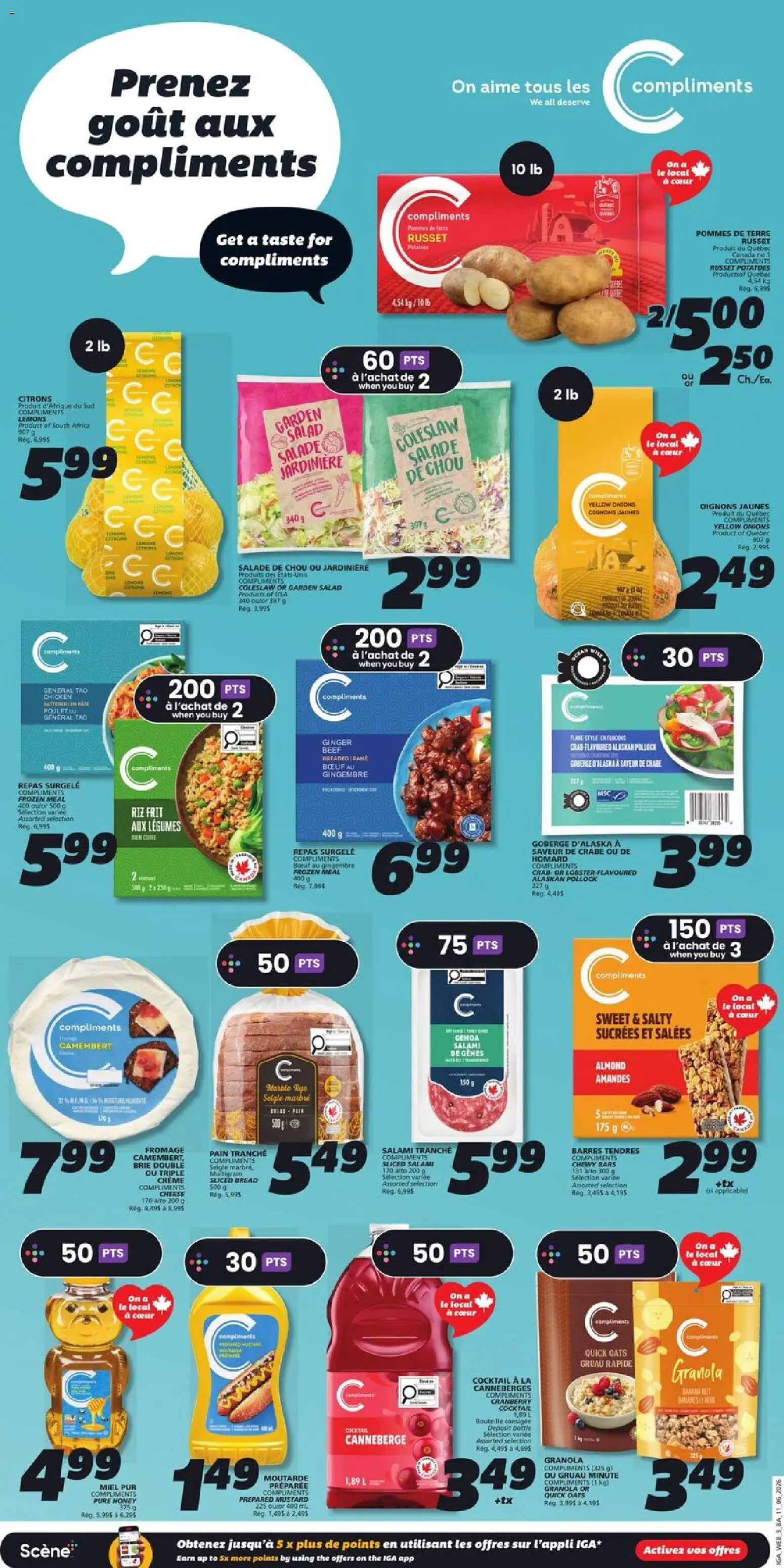 IGA flyer valid from 11.06.2026 | Page: 12 | Products: Beef, Salad, Potatoes, Bread