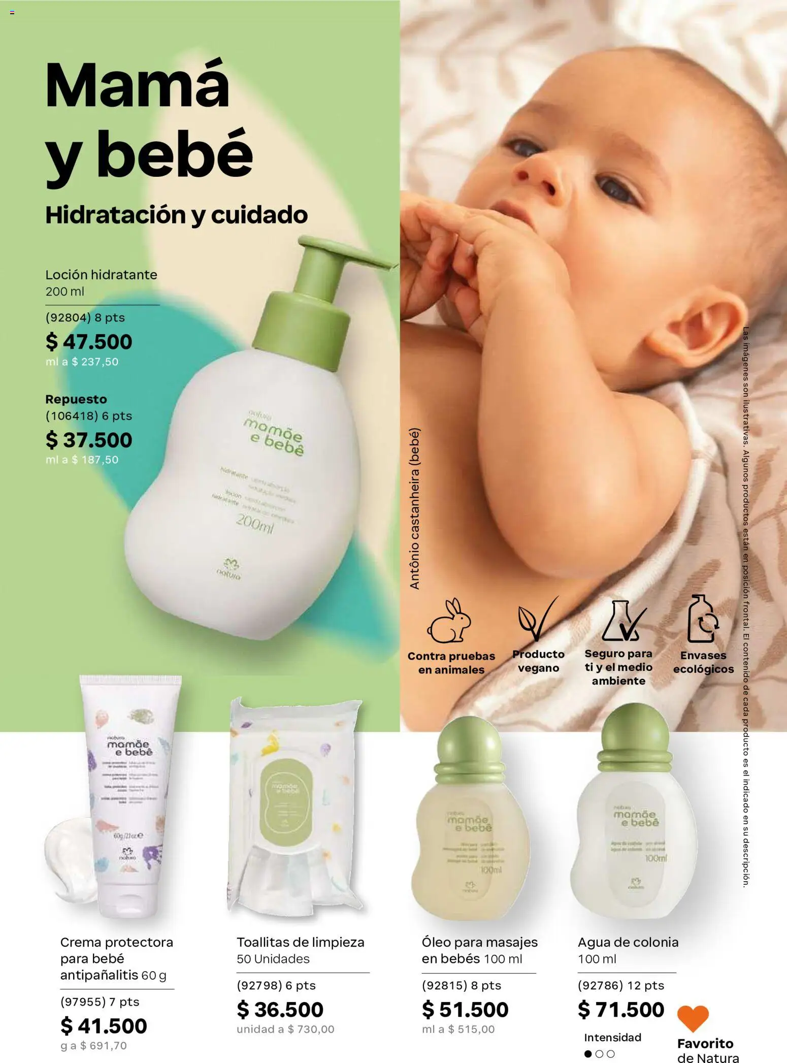 Natura revista - valida desde el 01/07/2026 | Página: 164 | Productos: Agua, Crema, Loción