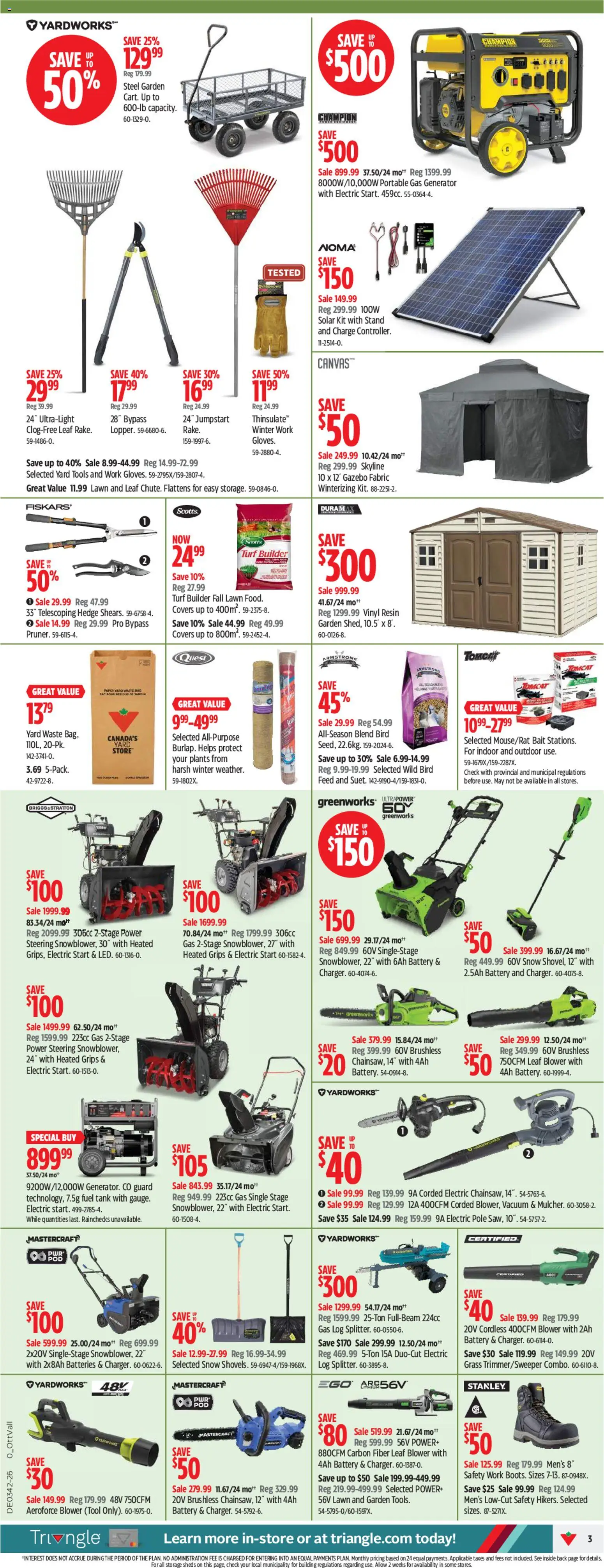 Canadian Tire flyer valid from Oct 15, 2026 | Page: 5