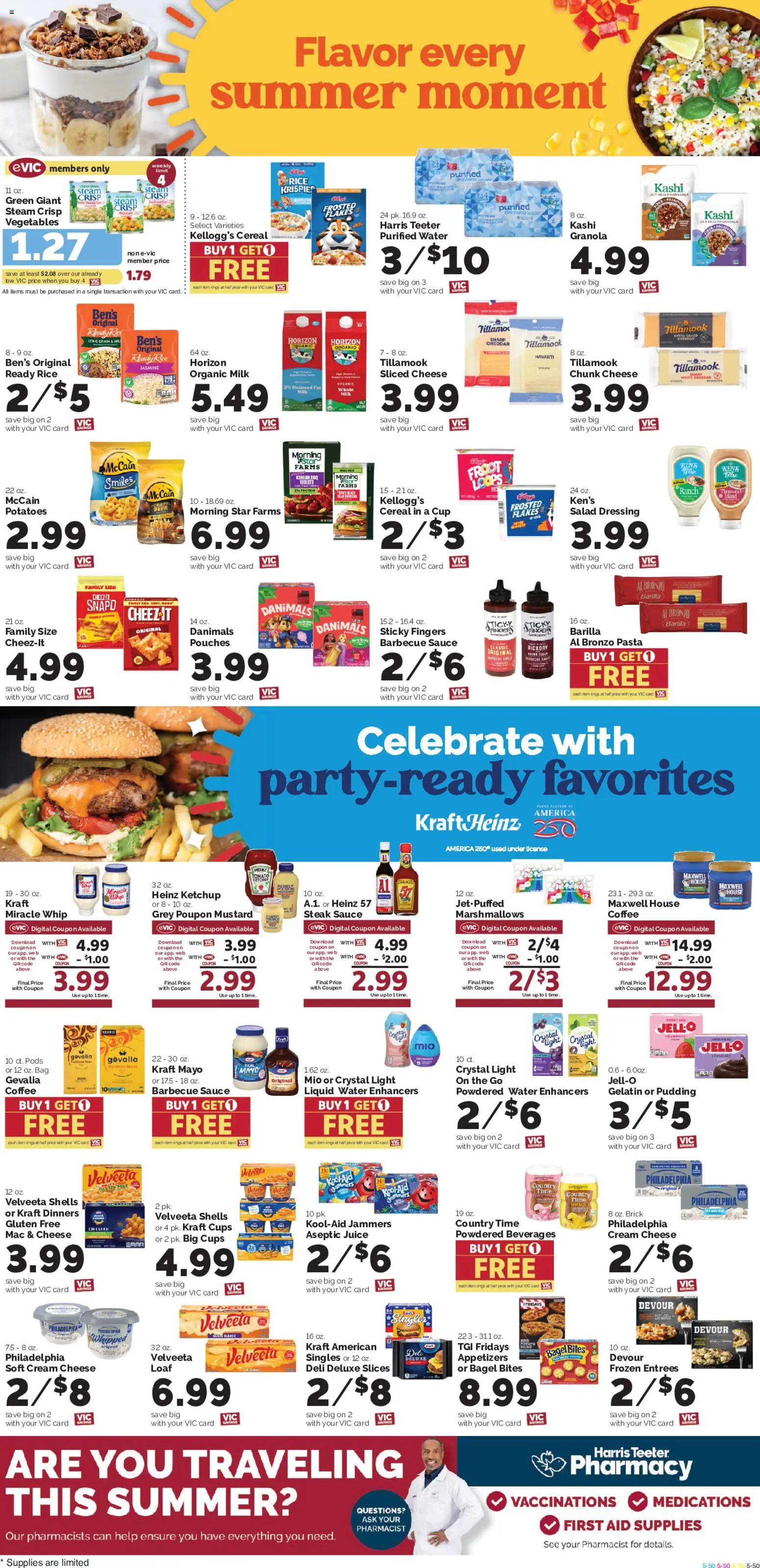 Harris Teeter Weekly Ad - NC - valid from 17.06.2026 | Page: 12 | Products: Ketchup, Water, Vegetables, Bag