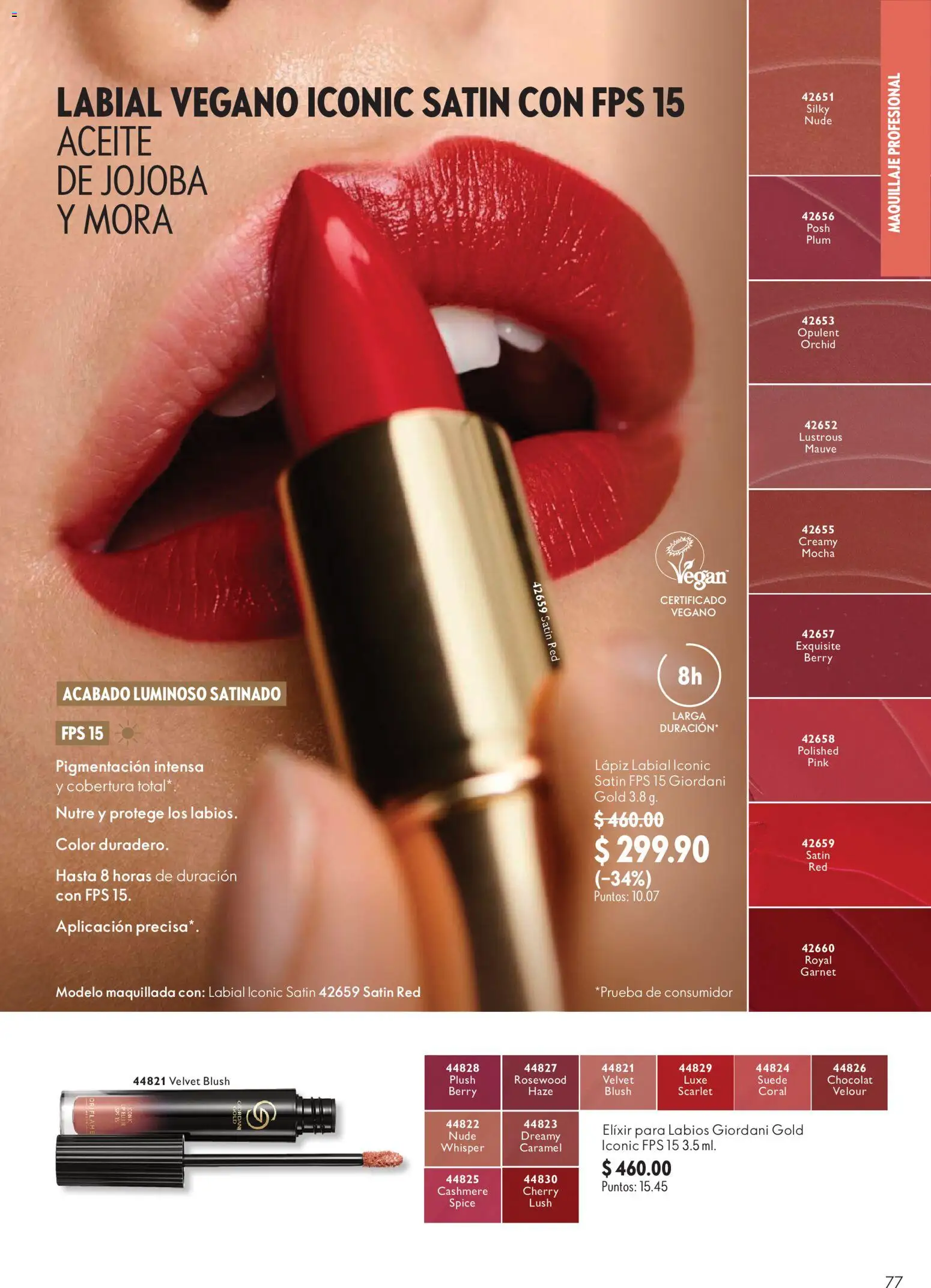 Nuevas ofertas de Oriflame válidas en toda la República Mexicana desde el 03/10/2026. ¡Encuentra las mejores ofertas en Oriflame campaña 14 2026! | Página: 77