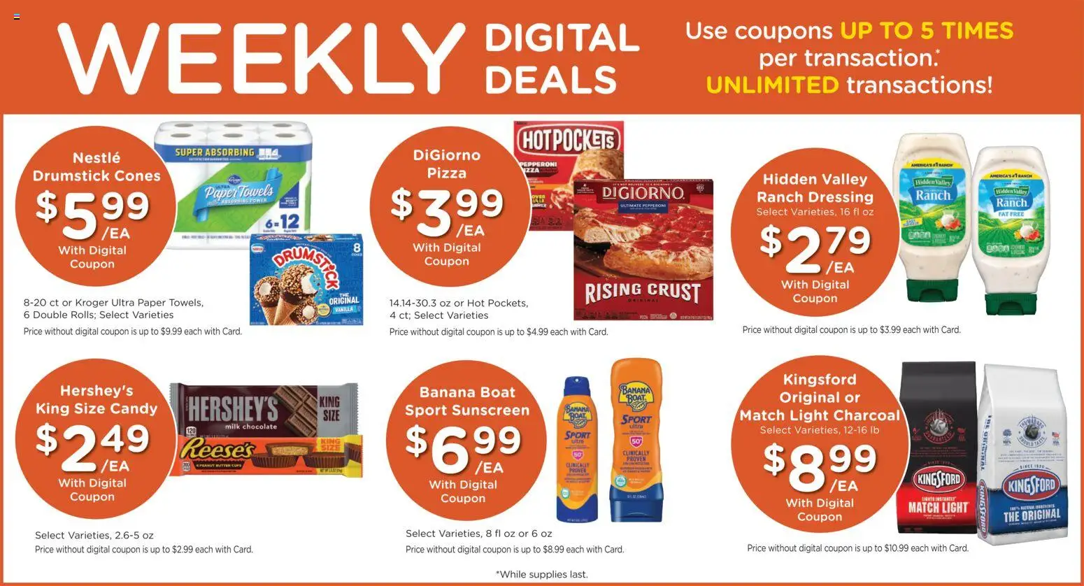Fred Meyer Weekly Ad - valid from 09/02/2026 | Page: 3 | Products: Charcoal, Candy, Chocolate, Paper towels