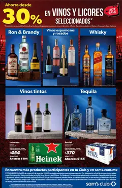 Vista previa de Sam's Club Hot Sale, nuevo folleto de la tienda, válido en México a partir del 25.05.2026 | Página: 22 | Productos: Cerveza, Tequila, Botella, Sobre