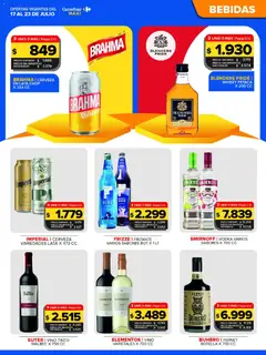Vista previa Carrefour Maxi catálogo válido desde el 17/07/2026 | Página: 3 | Productos: Vodka, Whisky, Fernet, Cerveza