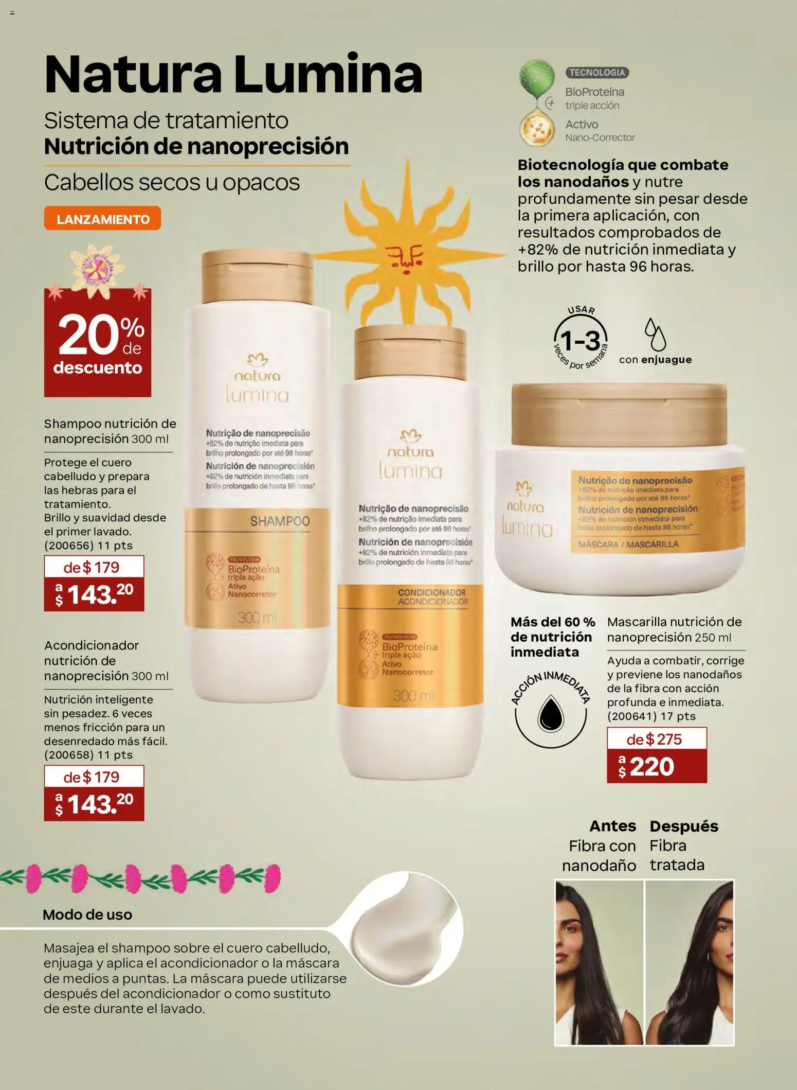 Nuevas ofertas de Natura válidas en toda la República Mexicana desde el 02/10/2026. ¡Encuentra las mejores ofertas en Natura campaña  15 2026! | Página: 130 | Productos: Máscara, Brillo, Acondicionador, Bollo