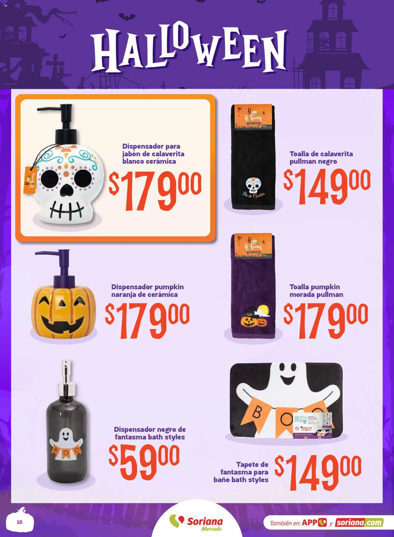 Nuevas ofertas de Soriana válidas en toda la República Mexicana desde el 08/09/2026. ¡Encuentra las mejores ofertas en Soriana Halloween y Día de muertos Mercado Nacional! | Página: 10