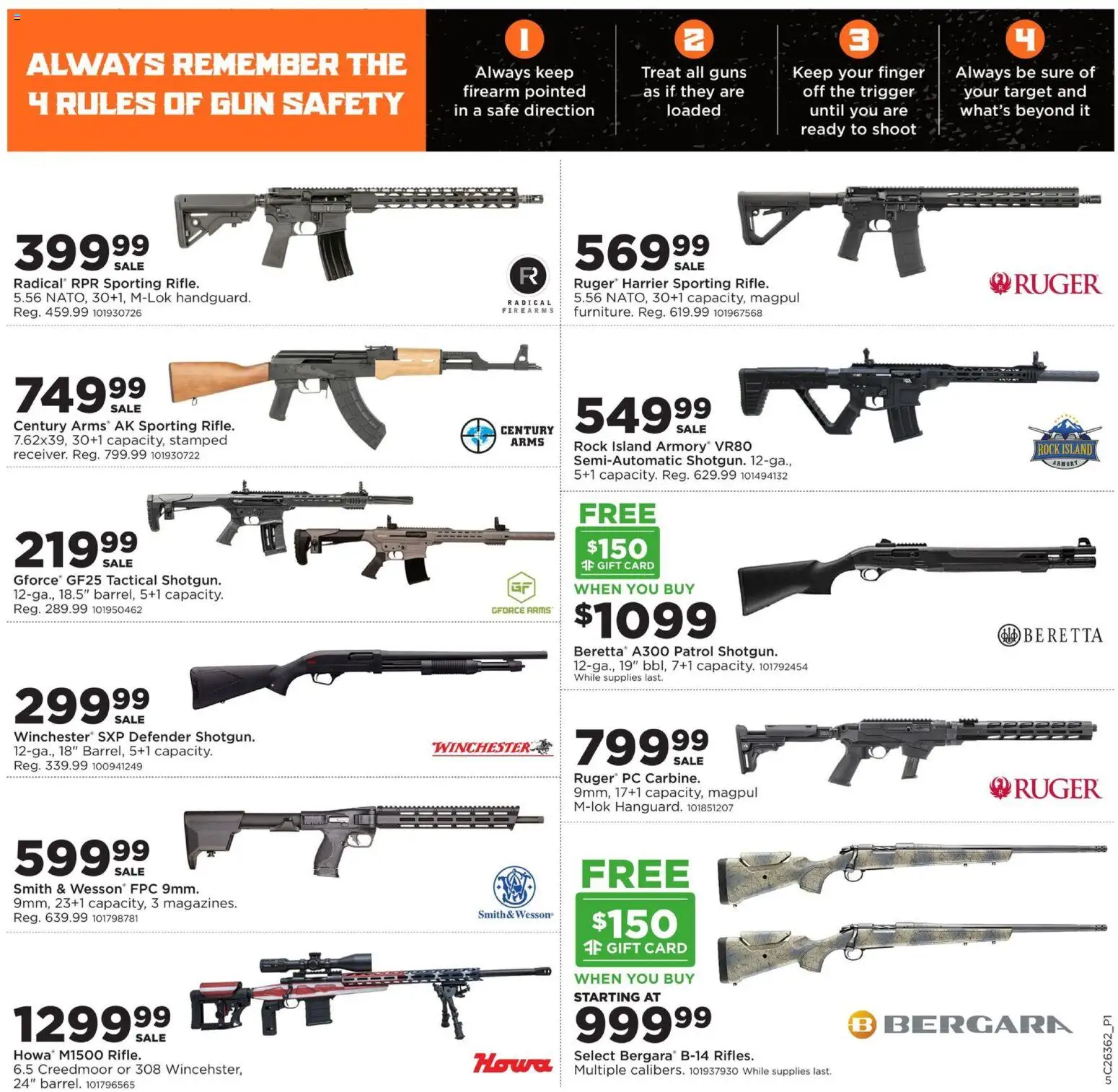 Mills Fleet Farm Ad - valid from 08/31/2026 | Page: 5 | Products: Safe, Pc, Gun