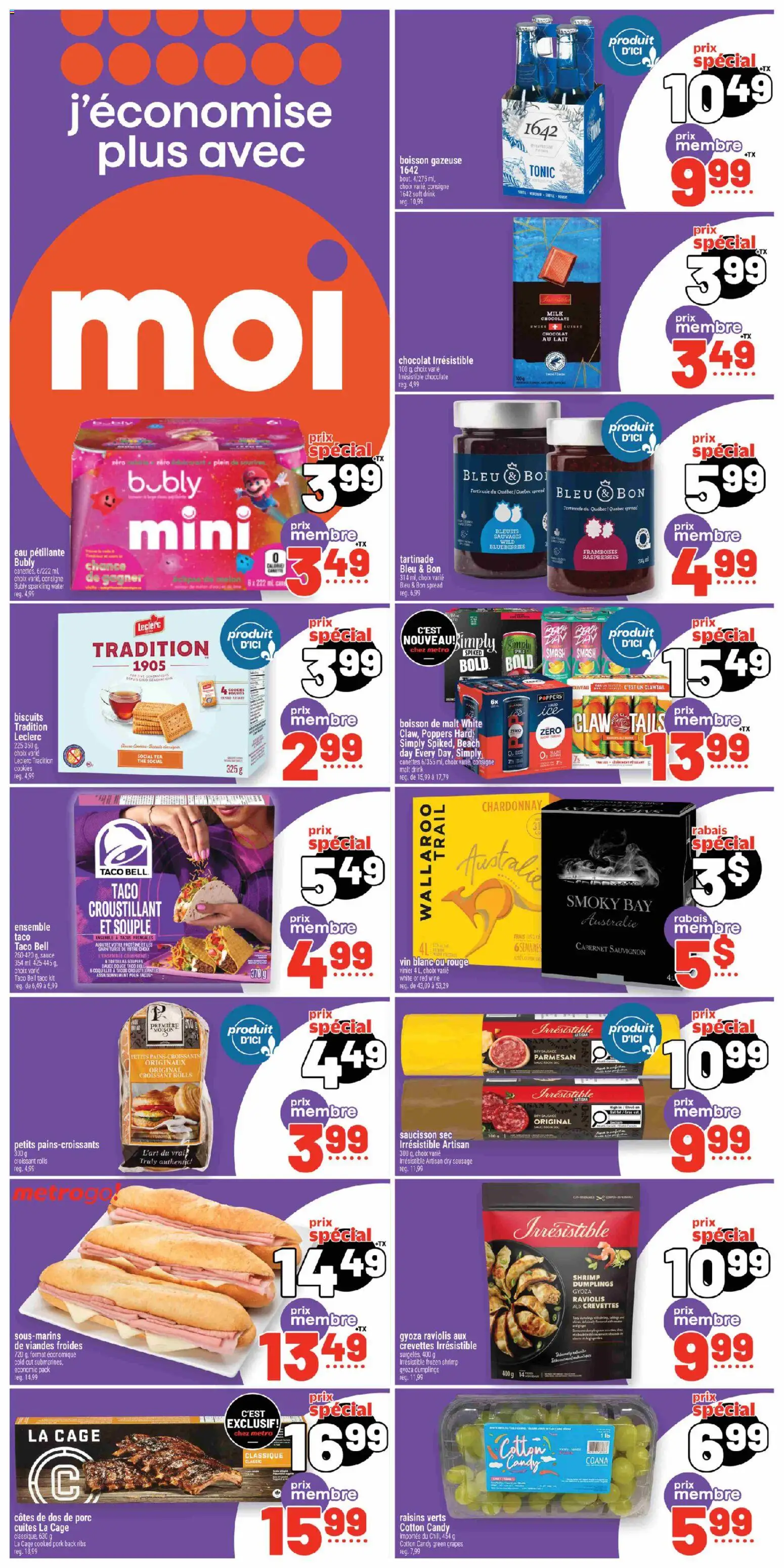 Metro flyer valid from 16.04.2026 | Page: 16 | Products: Cookies, Milk, Wine, Pork