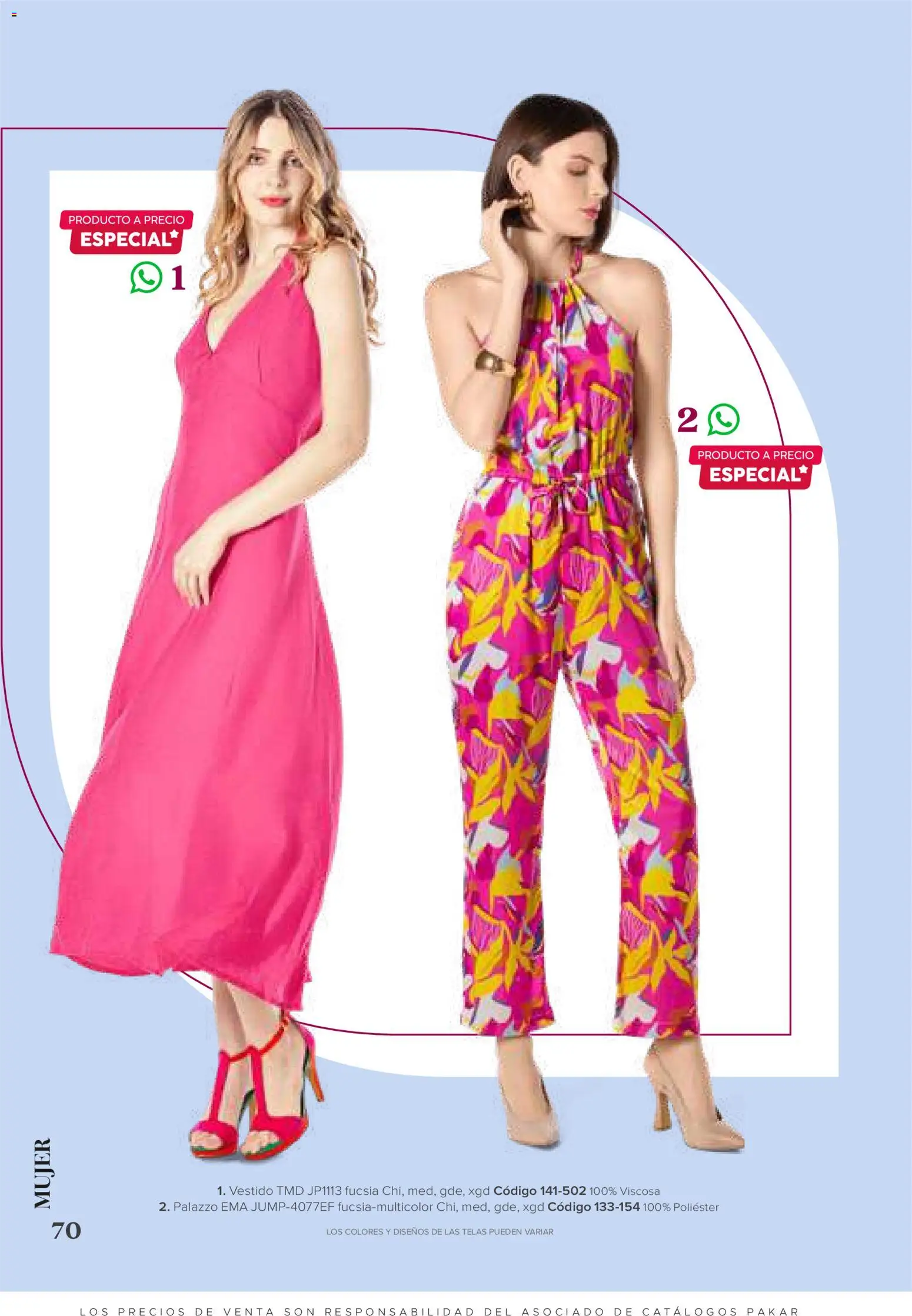 Nuevas ofertas de SC Pakar válidas en toda la República Mexicana desde el 31/07/2026. ¡Encuentra las mejores ofertas en SC Pakar catálogo Ropa! | Página: 70 | Productos: Vestido, Palazzo