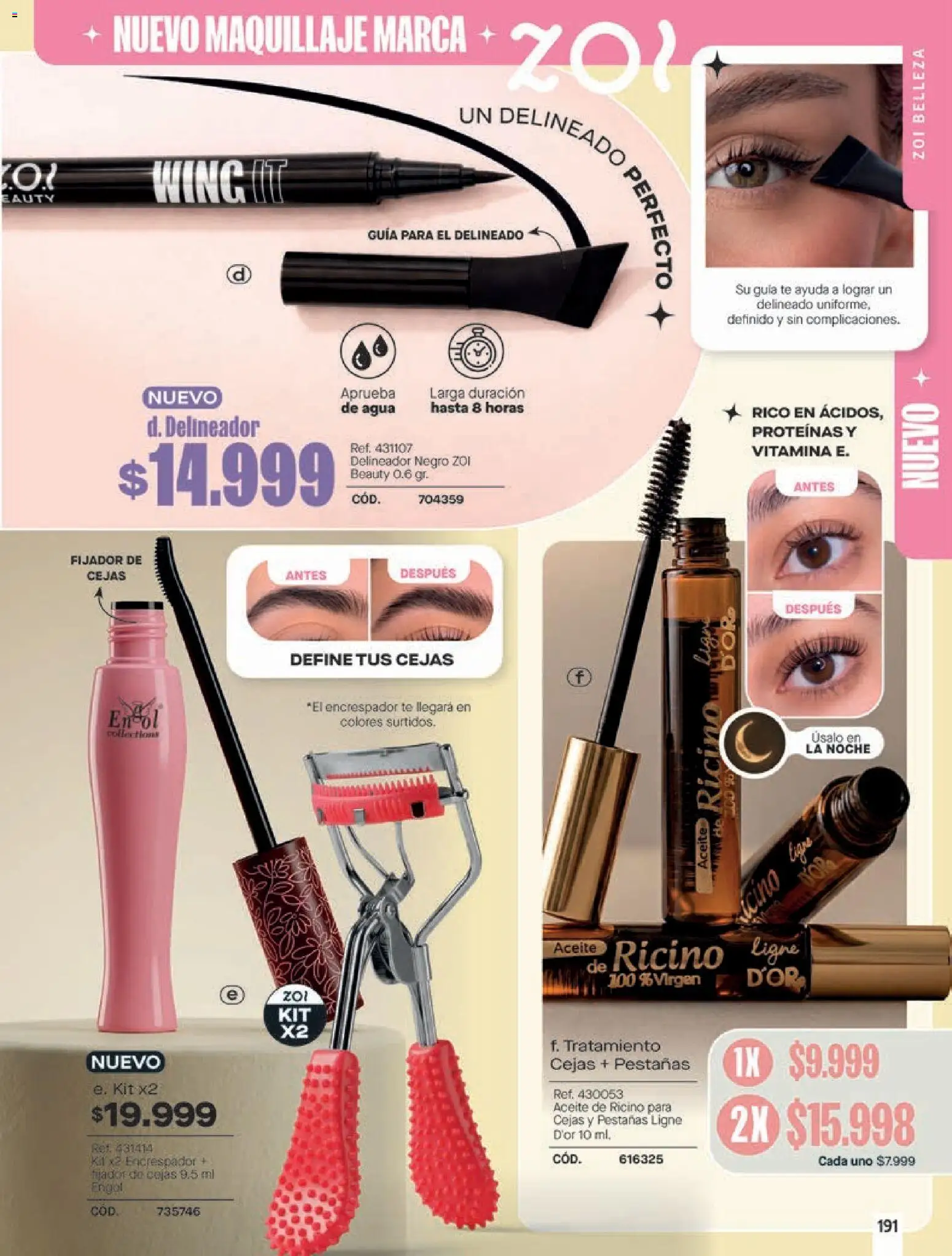 Pacifika revista - valida desde el 03.06.2026 | Página: 192 | Productos: Fijador, Maquillaje, Delineador, Aceite