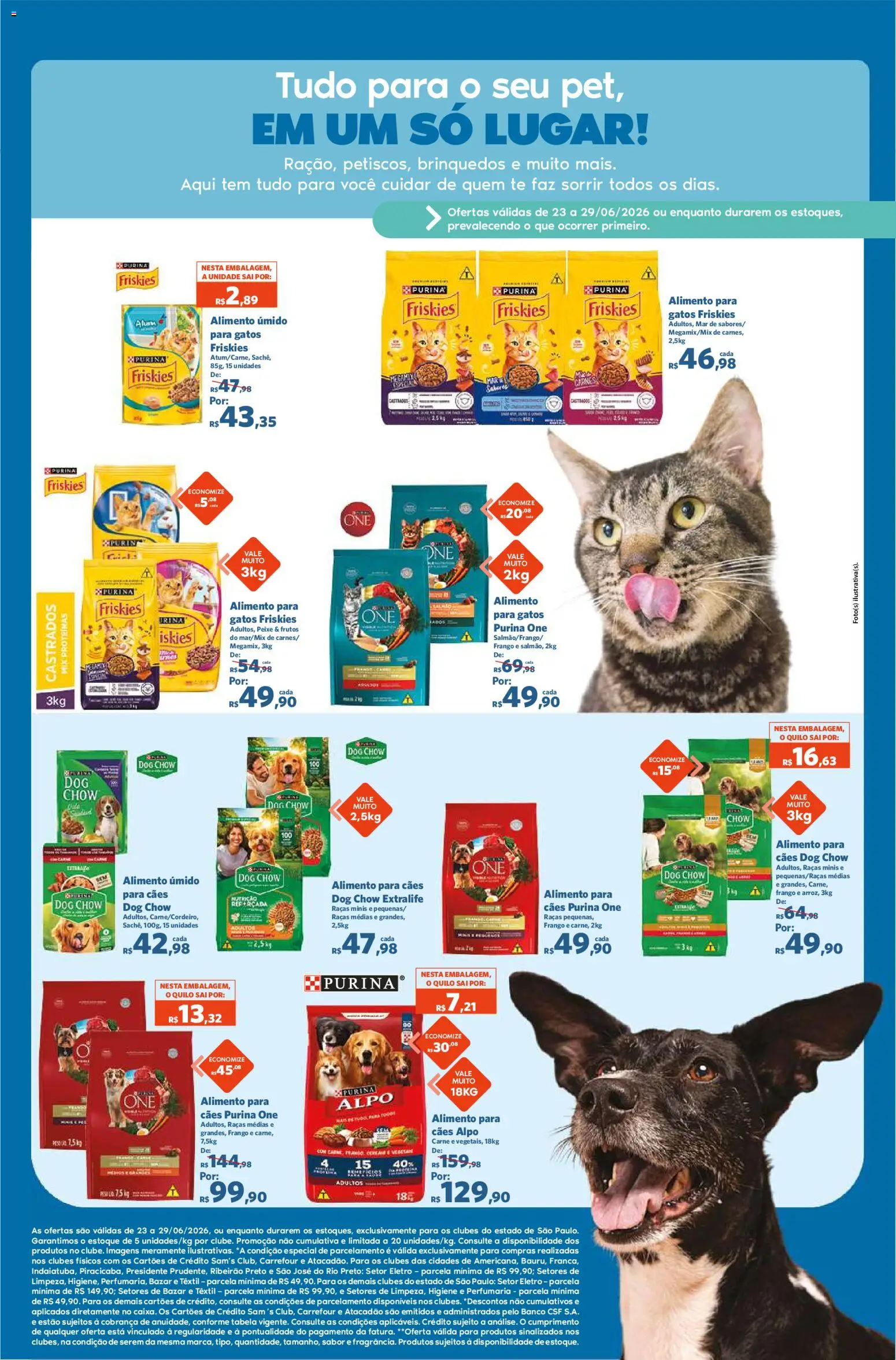 Sam's Club Folheto - válido de 23/06/2026 | Página: 2 | Produtos: Banco, Alimento úmido, Carne, Frango
