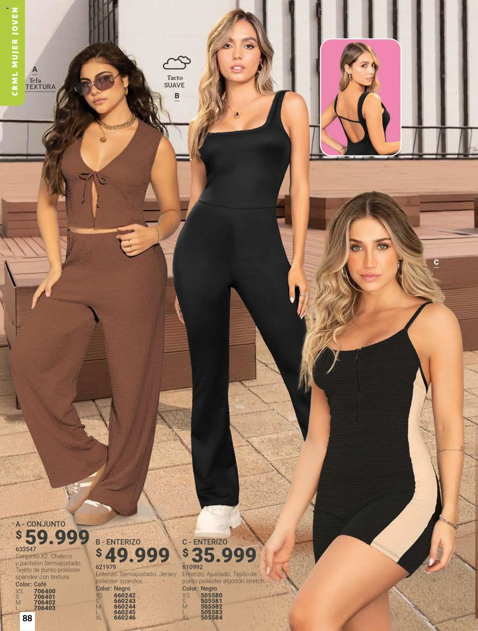 Carmel revista - valida desde el 01/04/2026 | Página: 88 | Productos: Algodón, Conjunto, Chaleco, Enterizo