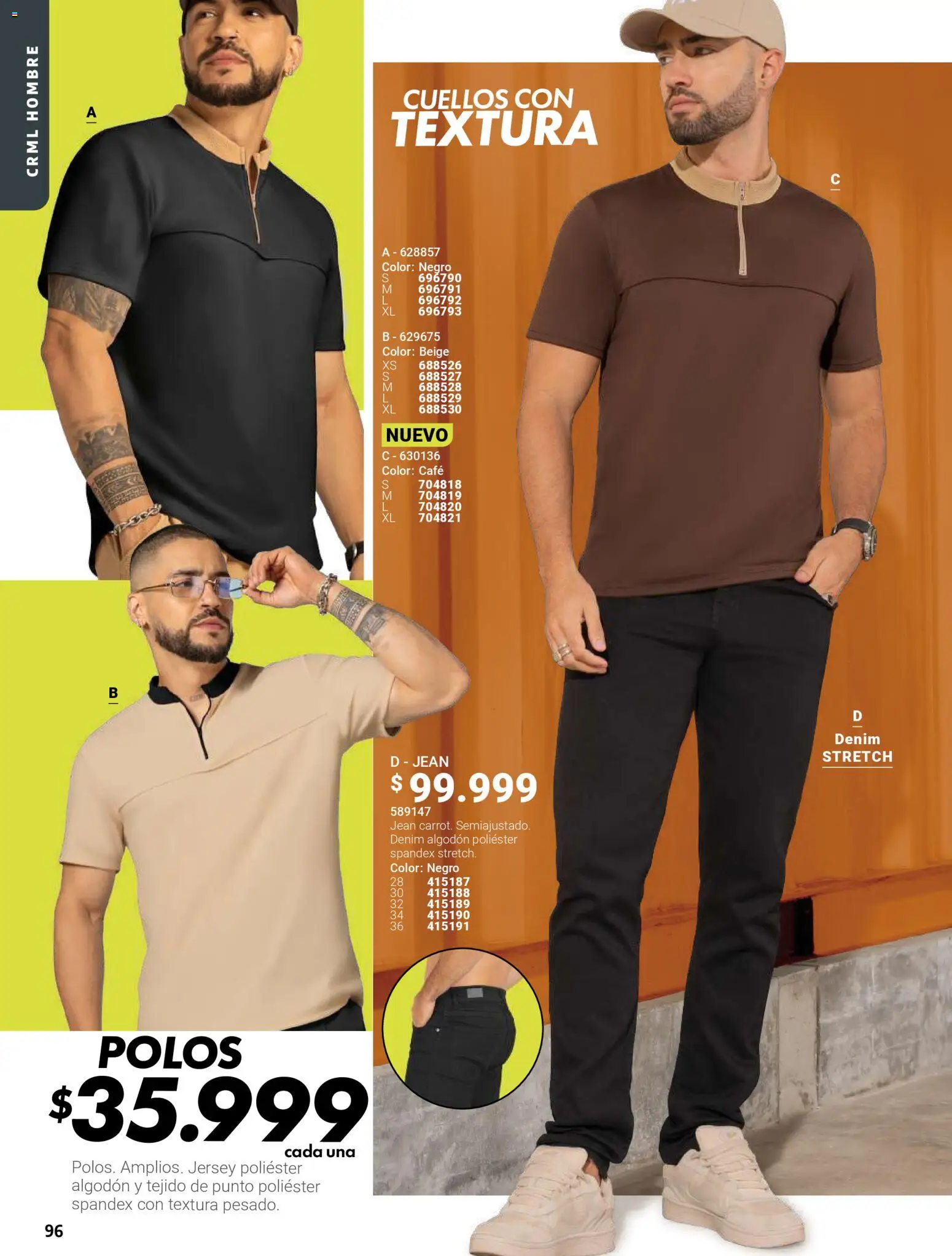 Carmel revista - valida desde el 01/04/2026 | Página: 96 | Productos: Algodón, Jean, Café