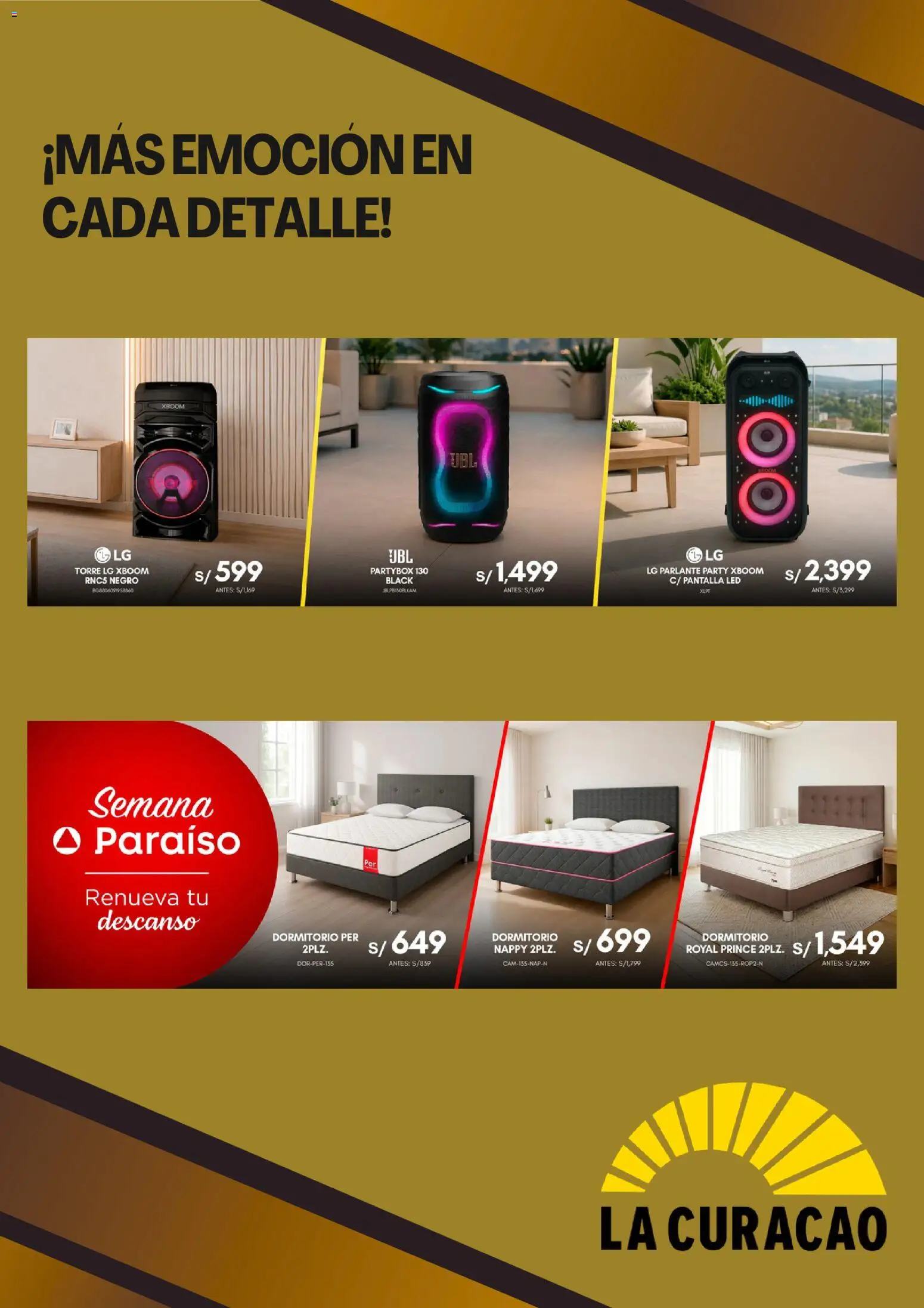 Catálogo La Curacao válido desde 24/08/2026 | Página: 5 | Productos: Parlante