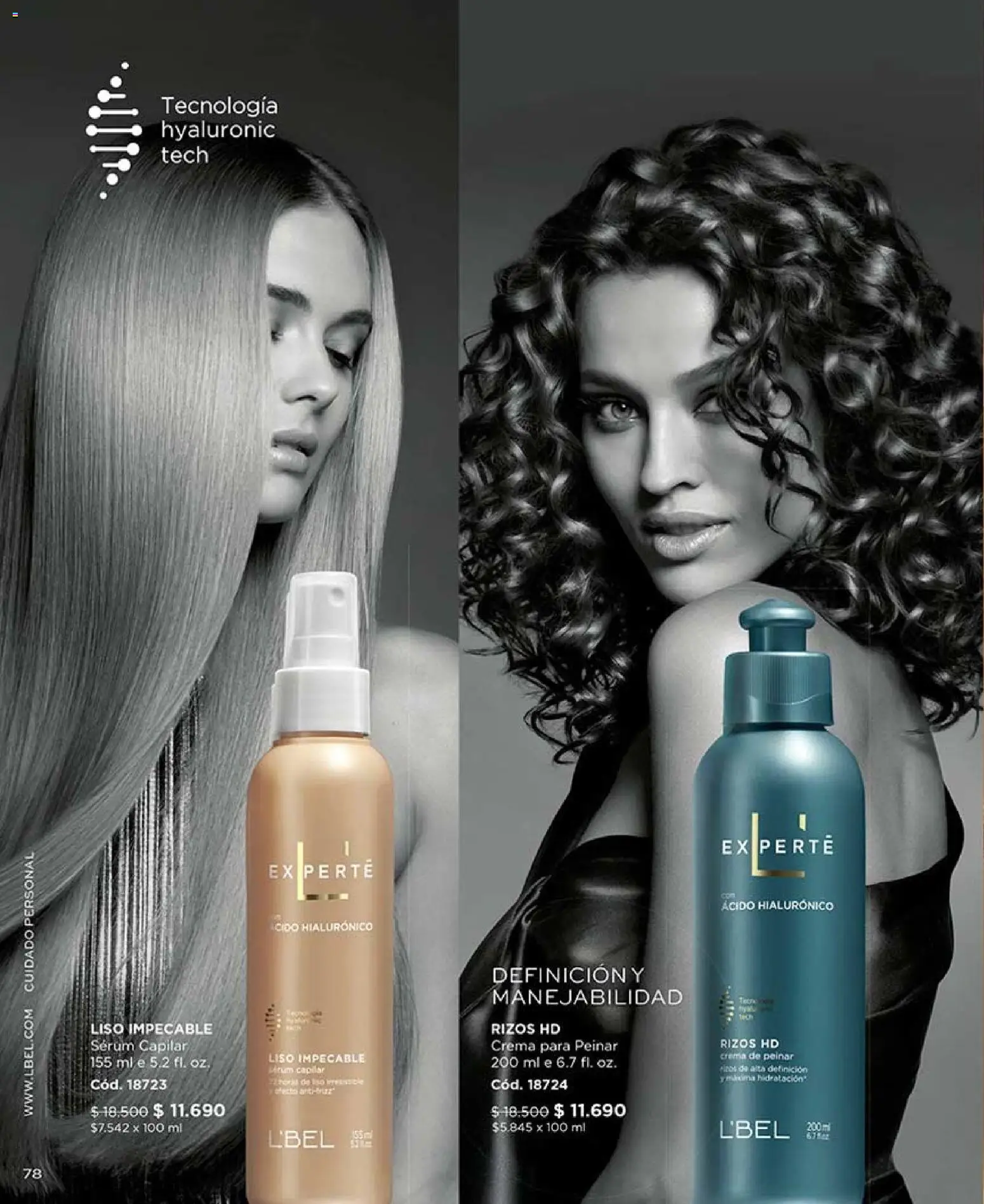 Catálogo L'Bel Campaña 15 │ válido desde el 06.09.2026 | Página: 78 | Productos: Crema de peinar, Crema, Serum