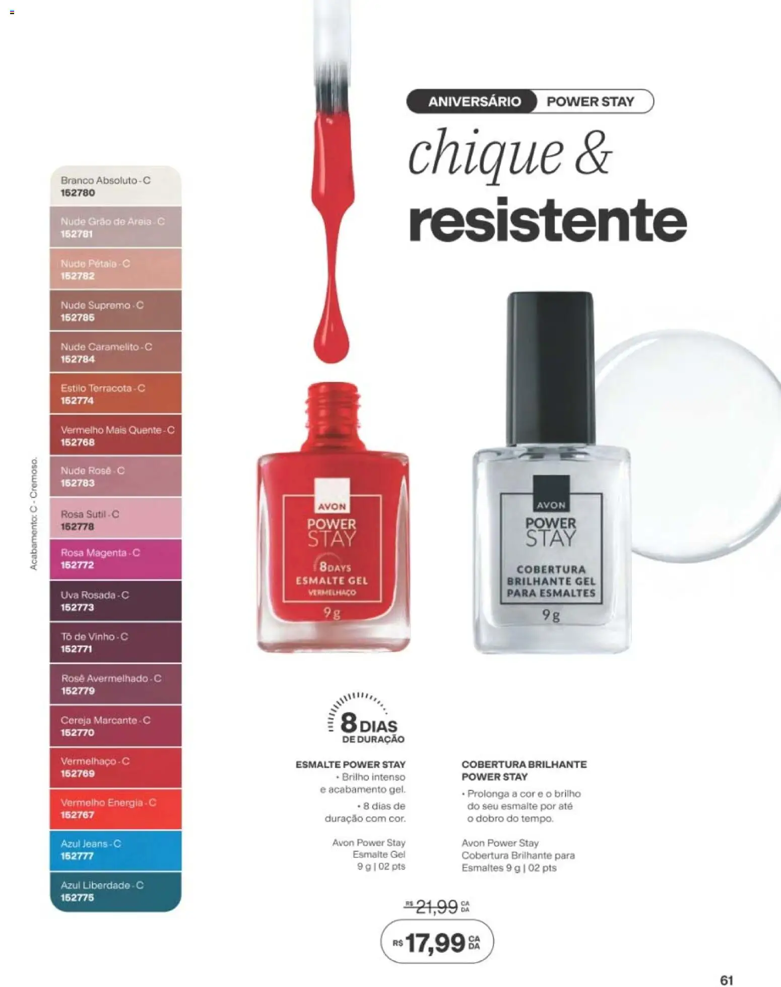 Avon Folheto - válido de 29/06/2026 | Página: 61 | Produtos: Cereja, Areia, Vinho