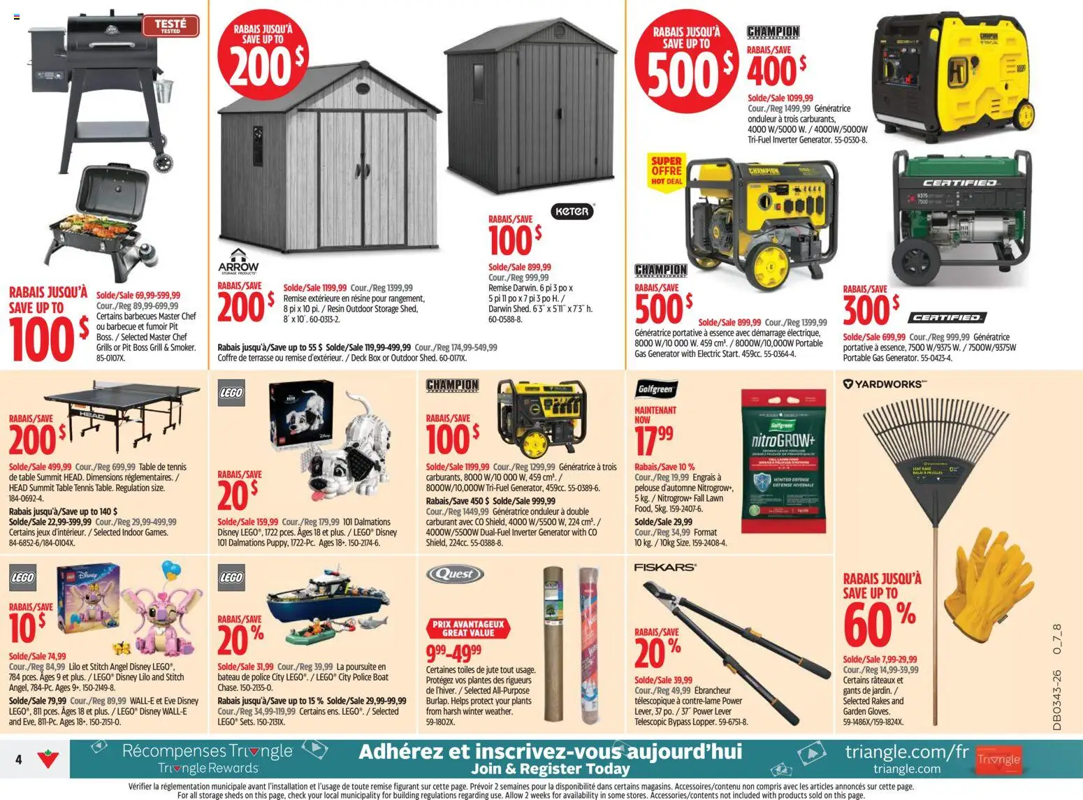 Canadian Tire flyer valid from Oct 22, 2026 | Page: 4