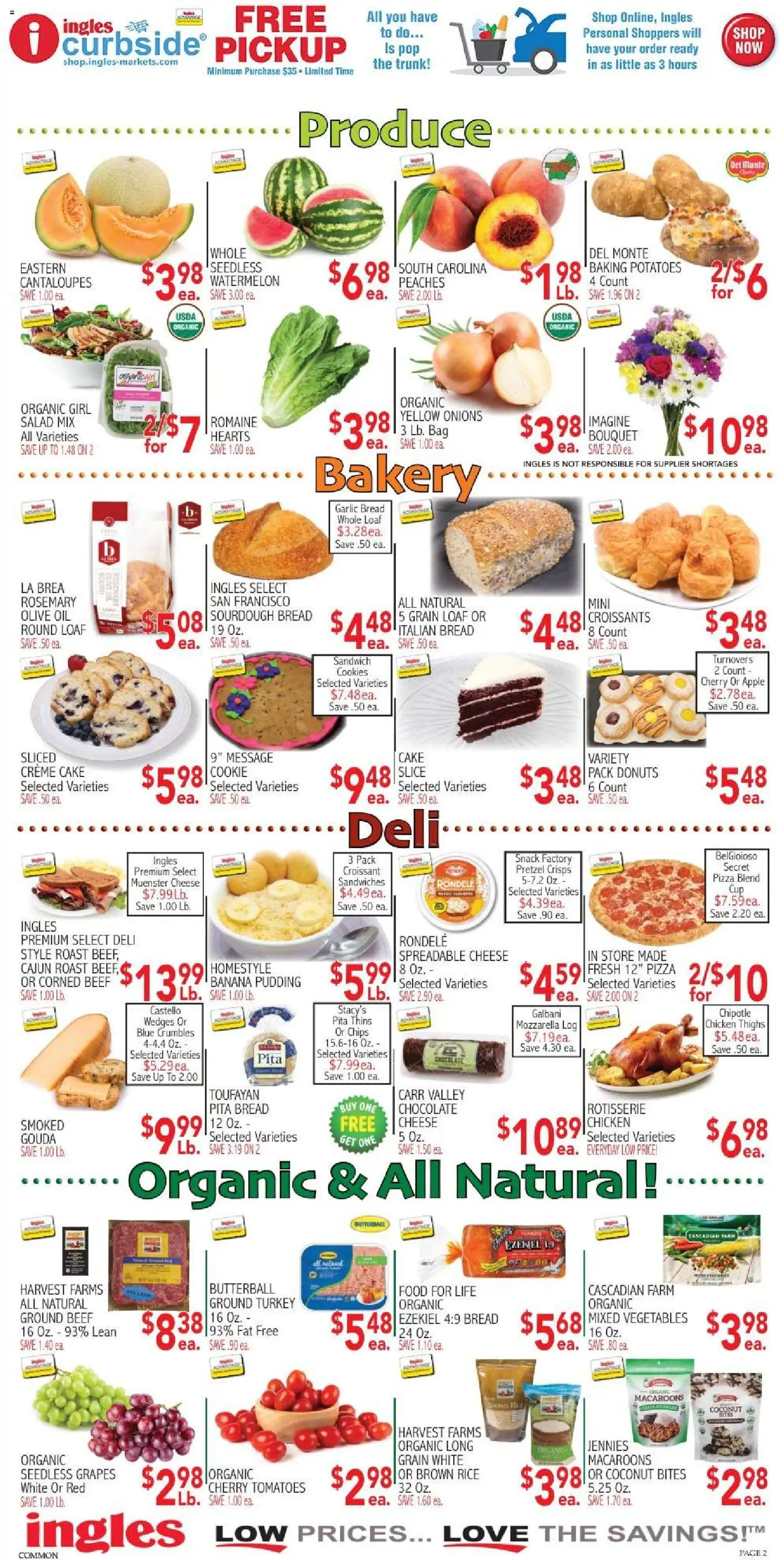 Ingles Weekly Ad - valid from 03.06.2026 | Page: 14 | Products: Cheese, Bread, Beef, Potatoes