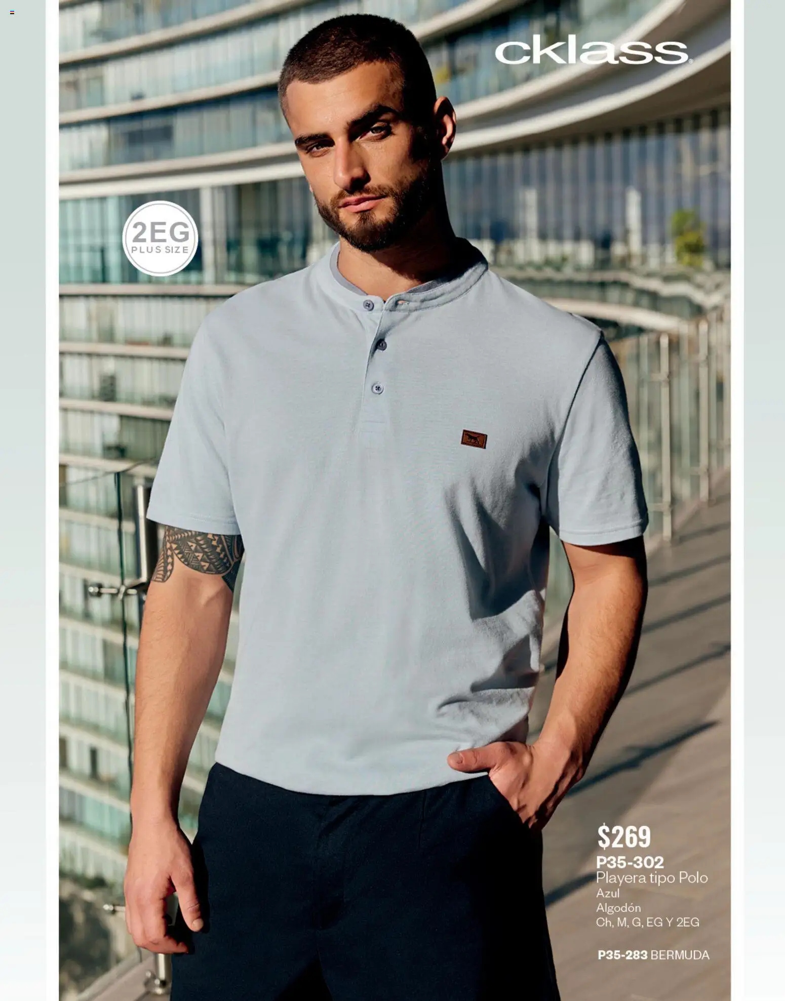 Nuevas ofertas de Cklass válidas en toda la República Mexicana desde el 05.03.2026. ¡Encuentra las mejores ofertas en Cklass catálogo Complemento Verano Ropa! | Página: 223 | Productos: Algodón, Playera, Bermuda