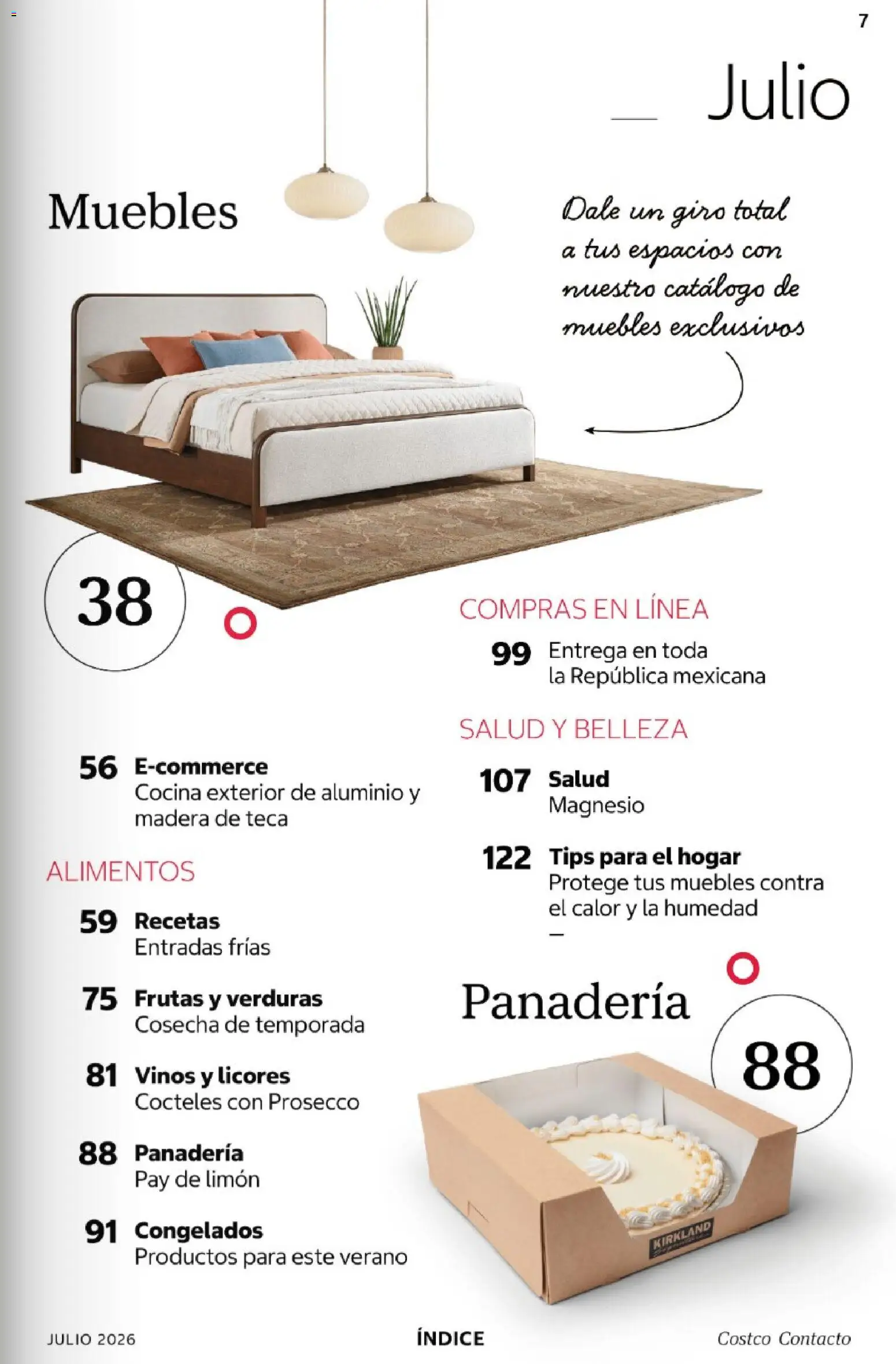 Nuevas ofertas de Costco válidas en toda la República Mexicana desde el 01/07/2026. ¡Encuentra las mejores ofertas en Costco Revista Julio 2026! | Página: 7 | Productos: Limón, Cocina, Panadería