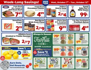 Preview of Save a Lot weekly ads valid from 10/07/2026