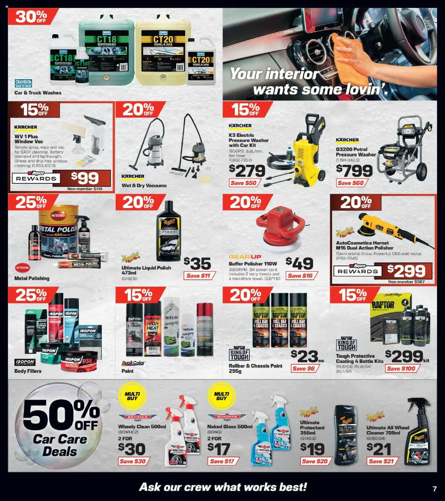 Repco catalogue - valid from 06.05.2026 | Page: 7 | Products: Battery, Cleaner, Terry, Polish