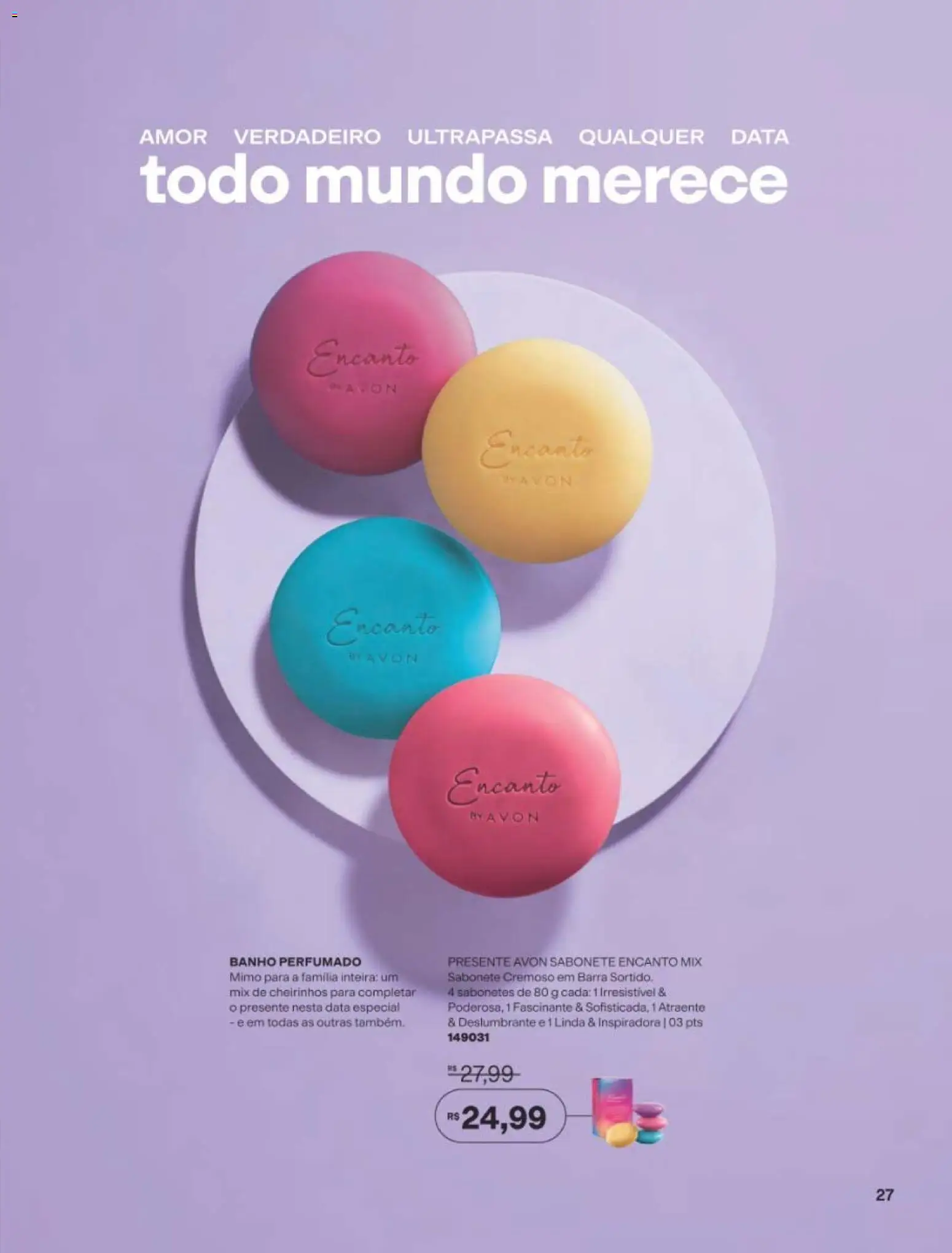 Avon Folheto - válido de 29/06/2026 | Página: 27 | Produtos: Sabonete