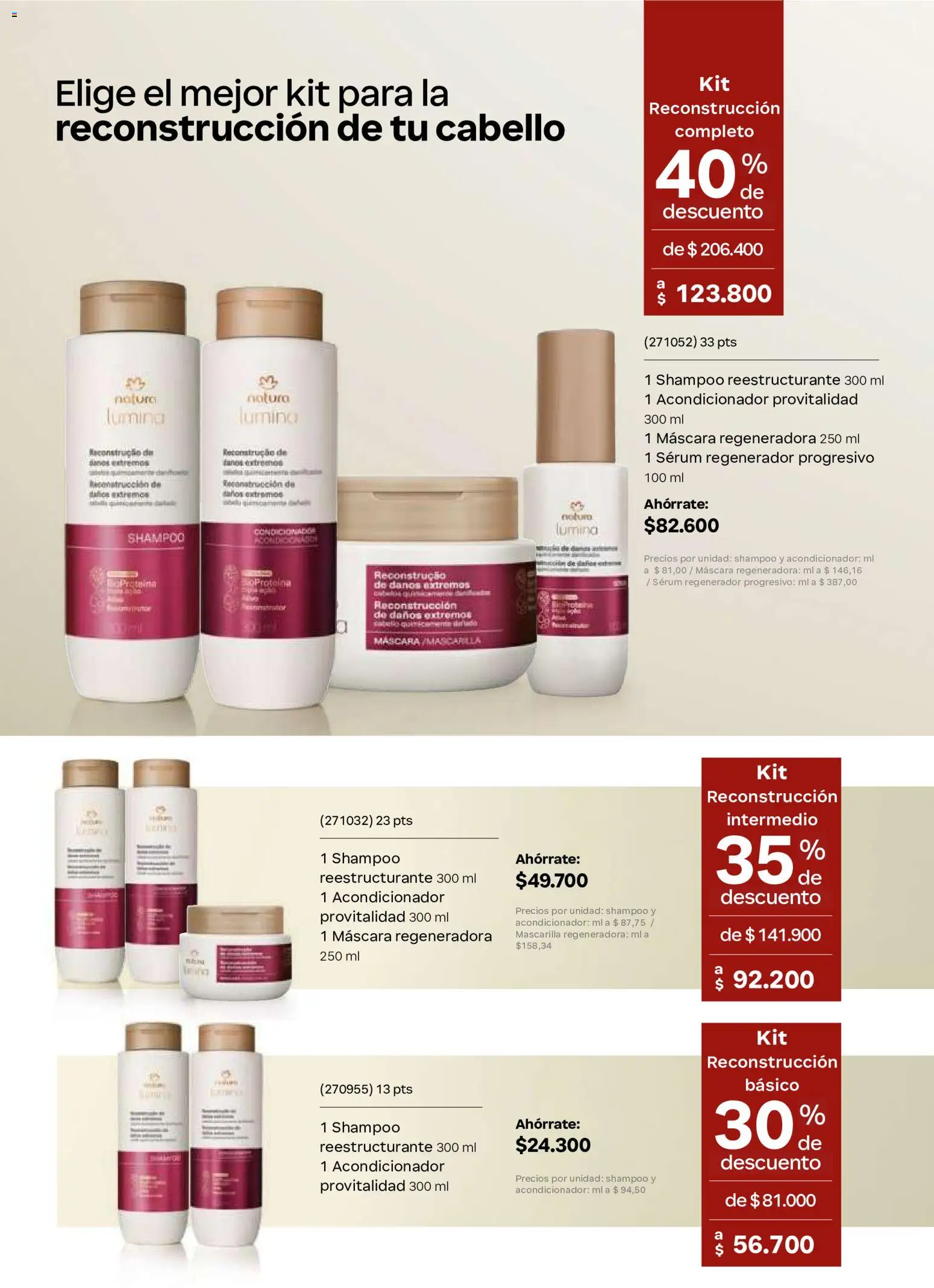 Natura revista - valida desde el 02/09/2026 | Página: 148 | Productos: Serum, Shampoo, Mascarilla, Acondicionador