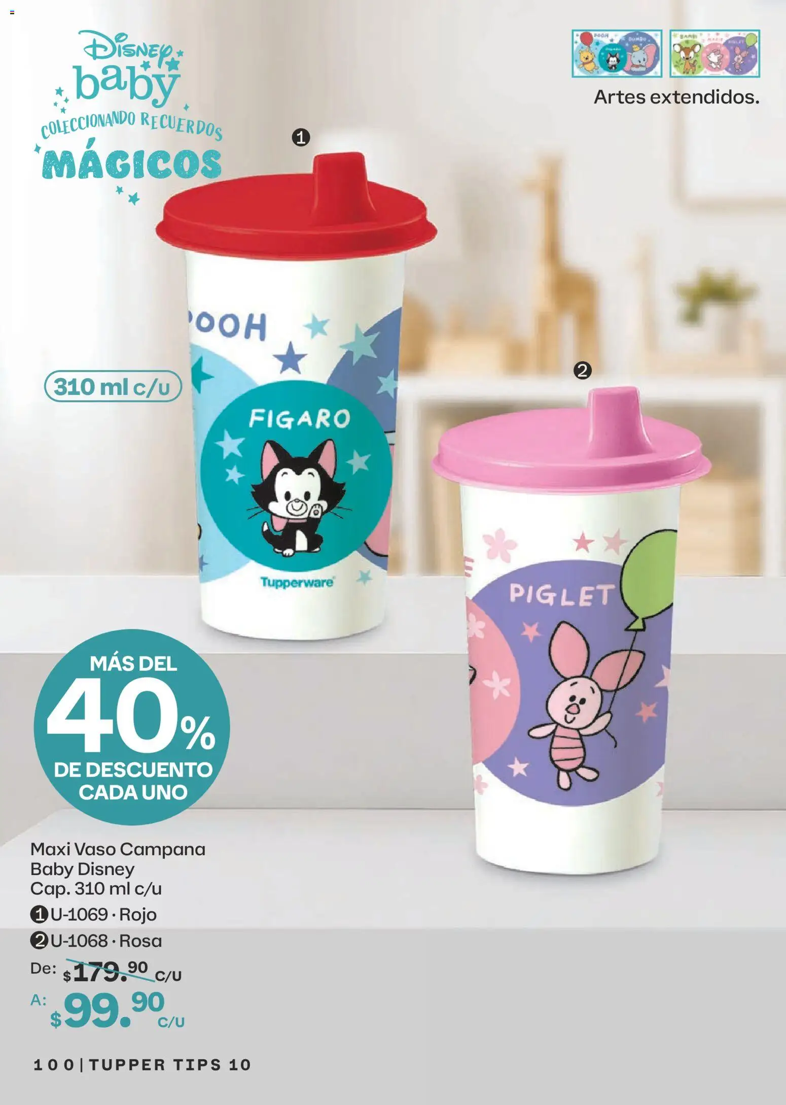 Nuevas ofertas de Tupperware válidas en toda la República Mexicana desde el 07/09/2026. ¡Encuentra las mejores ofertas en Tupperware catálogo! | Página: 100 | Productos: Tupper, Campana