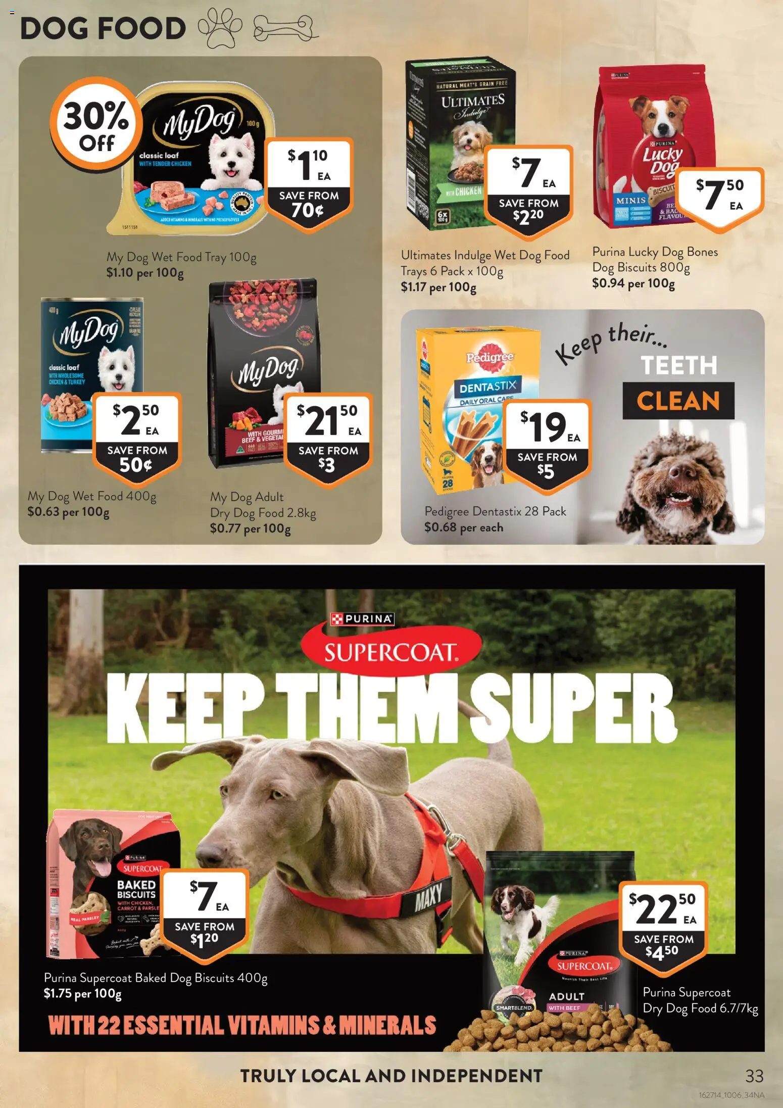 Foodworks catalogue - valid from 10.06.2026 | Page: 33 | Products: Chicken, Beef, Dog food, Turkey