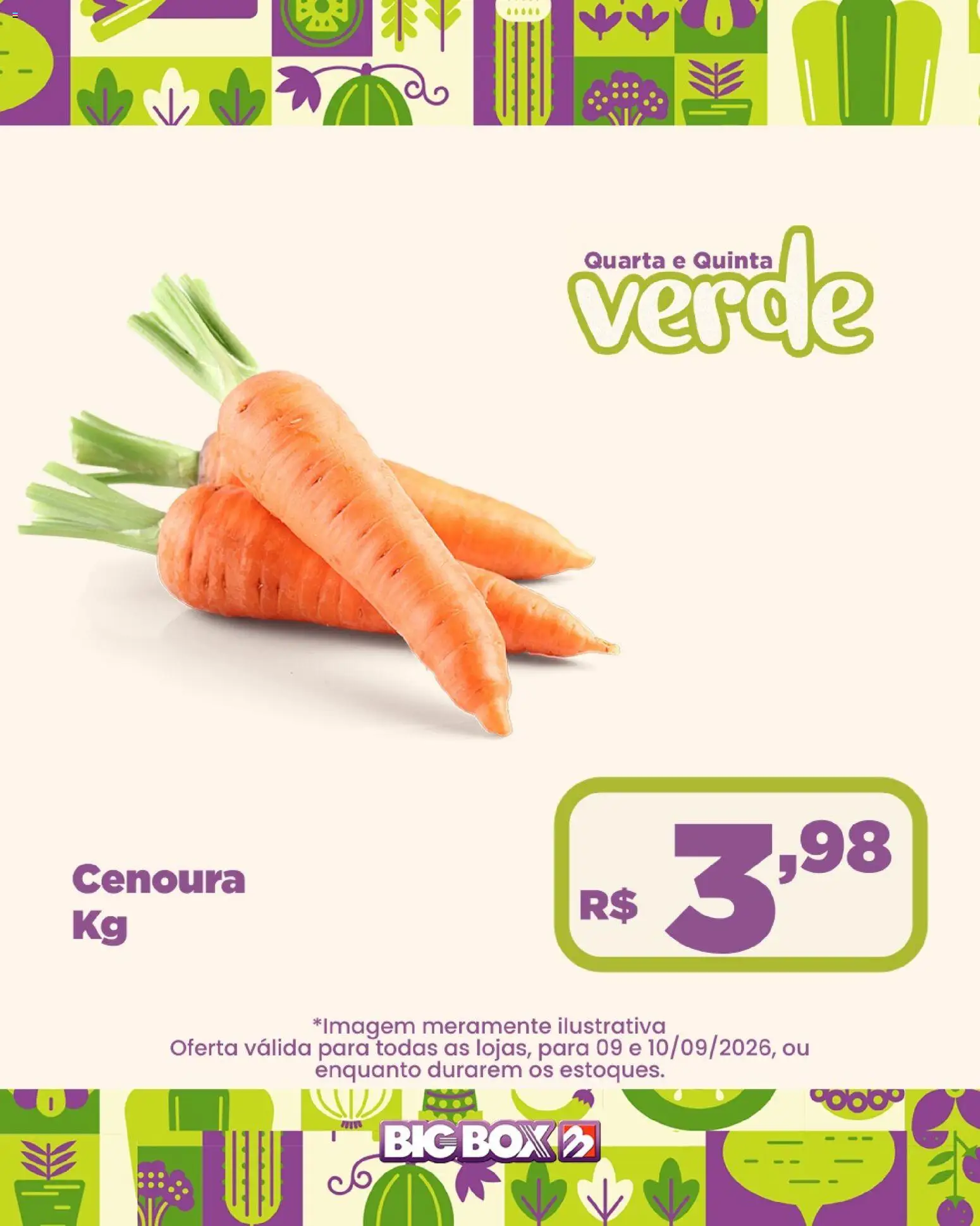 Big Box Folheto - válido de 09/09/2026 | Página: 11 | Produtos: Cenoura